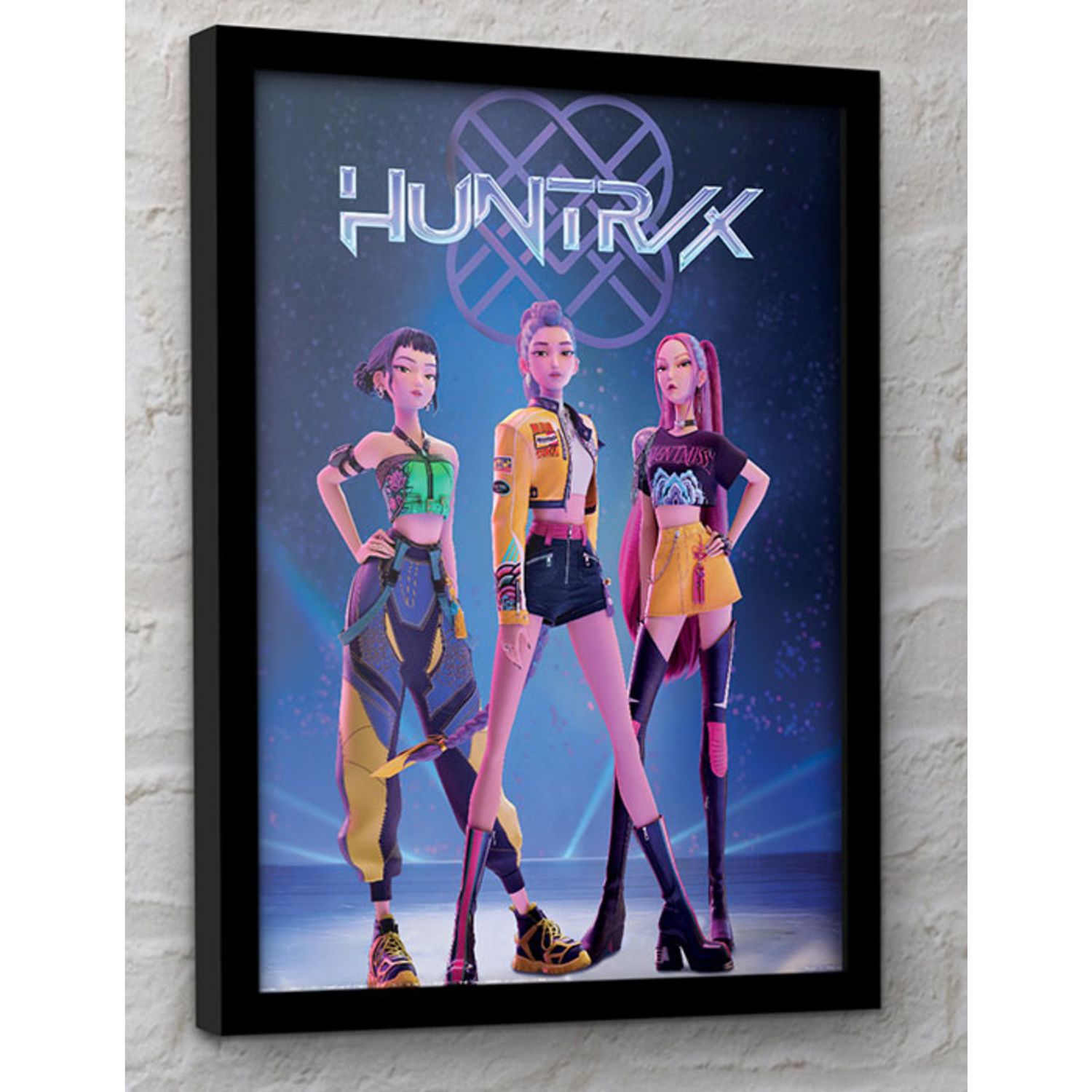 Quadro kpop demon hunters huntrix – arte fandom - K-POP DEMON HUNTERS