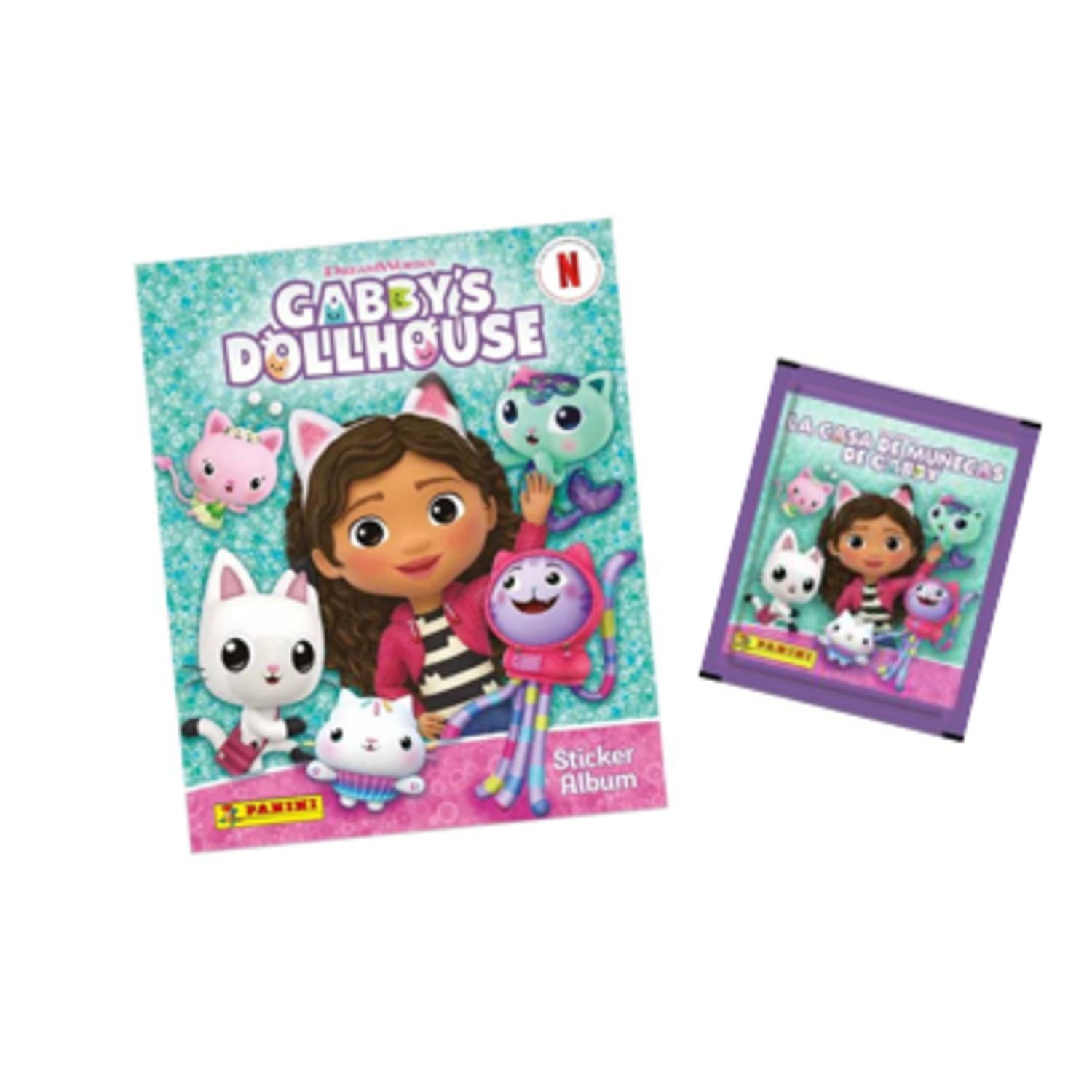 Gabby's dollhouse - calza della befana 2026, con uno junior gabby's dollhouse, astuccio, borsetta e gadgets inclusi - GABBY'S DOLLHOUSE