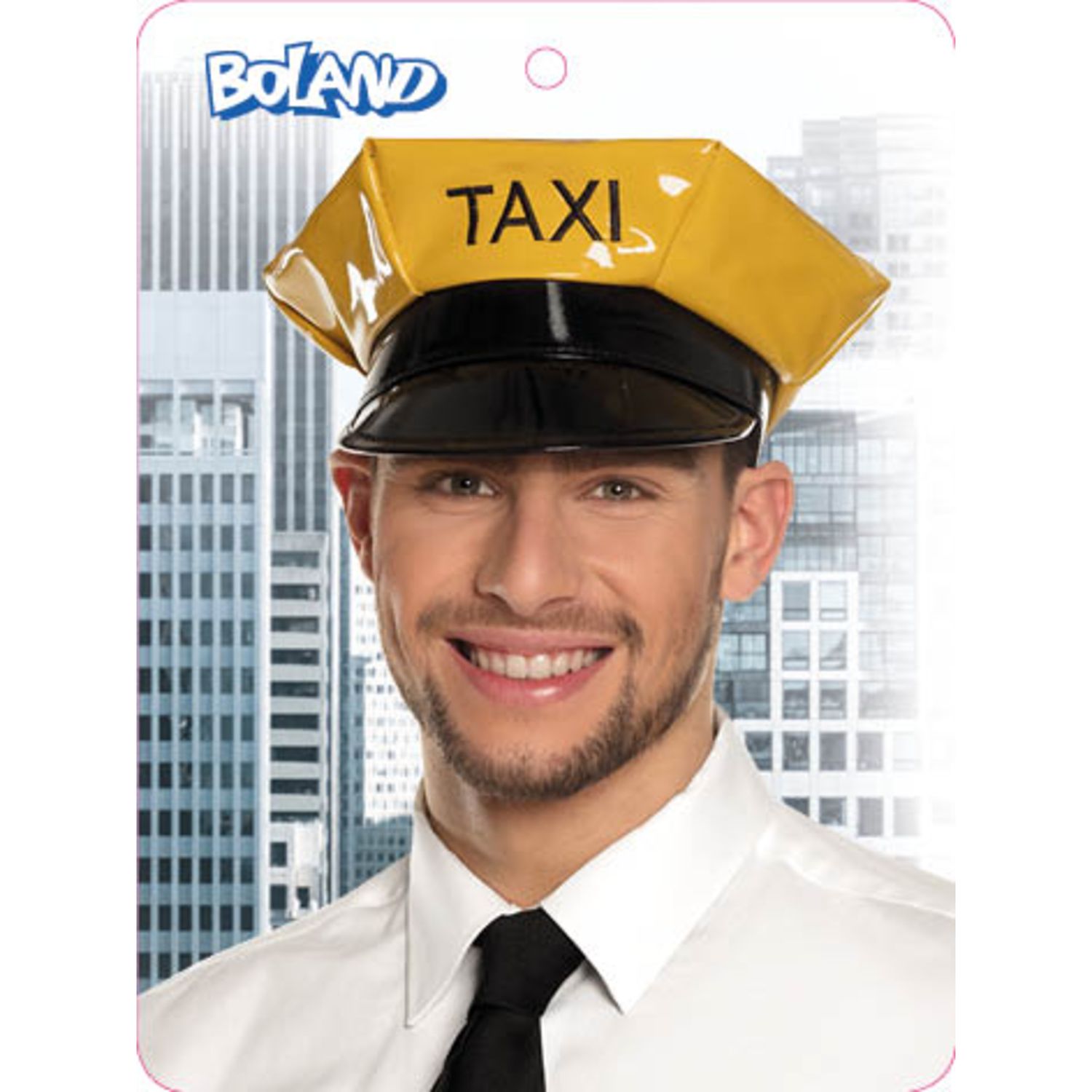 Cappello autista taxi giallo adulto taglia unica - DA CONVERSIONE TOYS