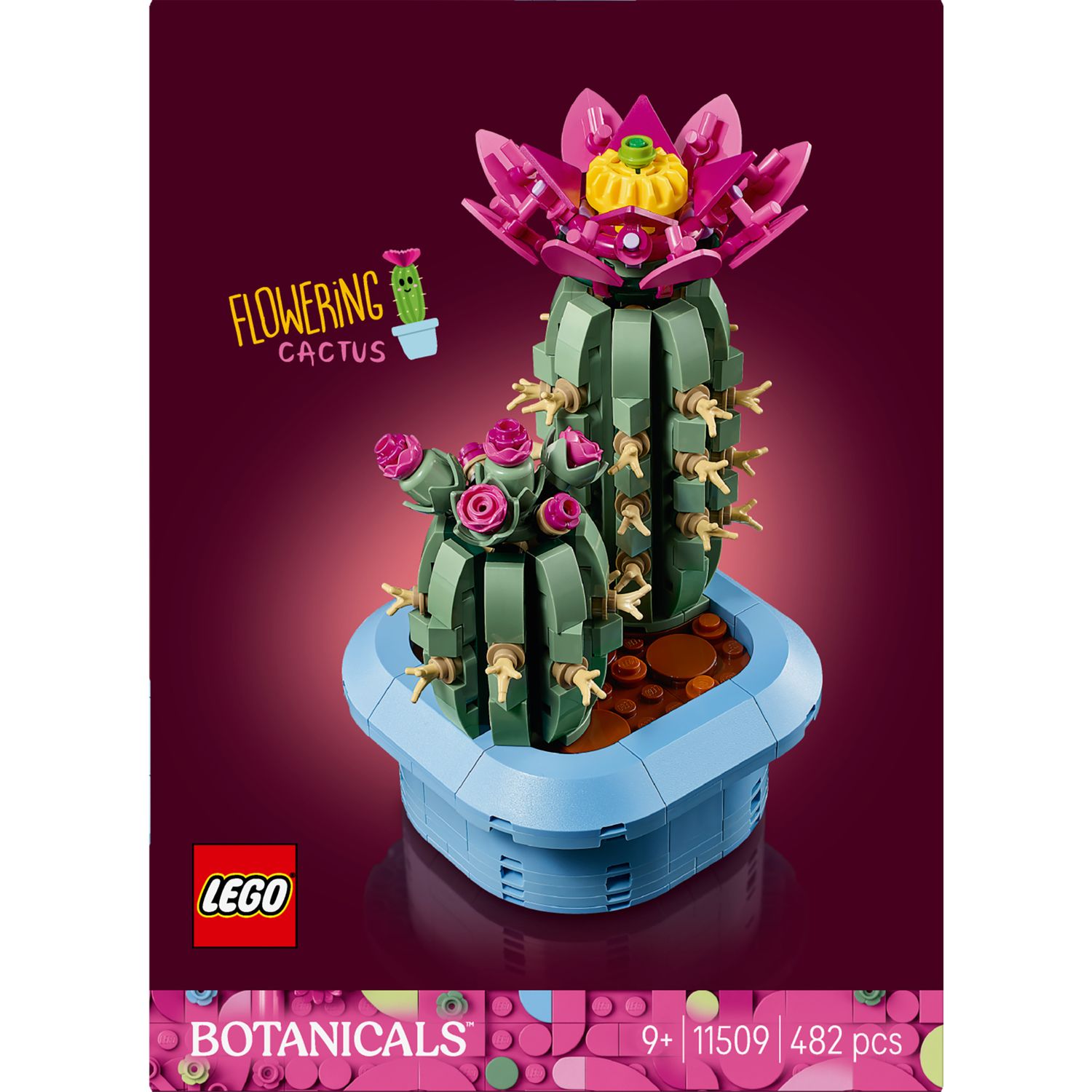 Lego botanicals 11509 cactus in fiore - LEGO ICONS BOTANICAL