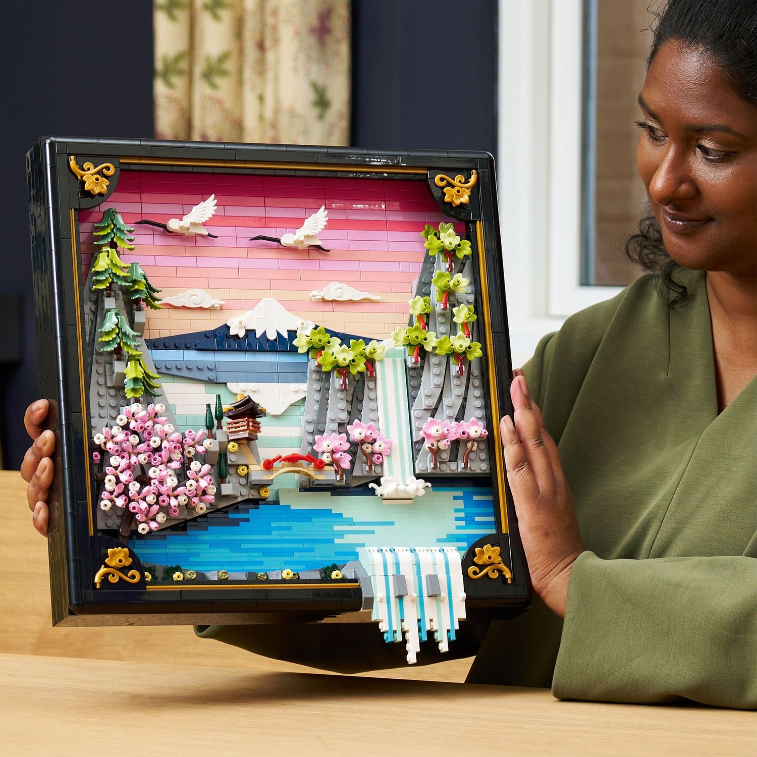 Lego art 31218 paesaggio giapponese con ciliegi fioriti - Lego