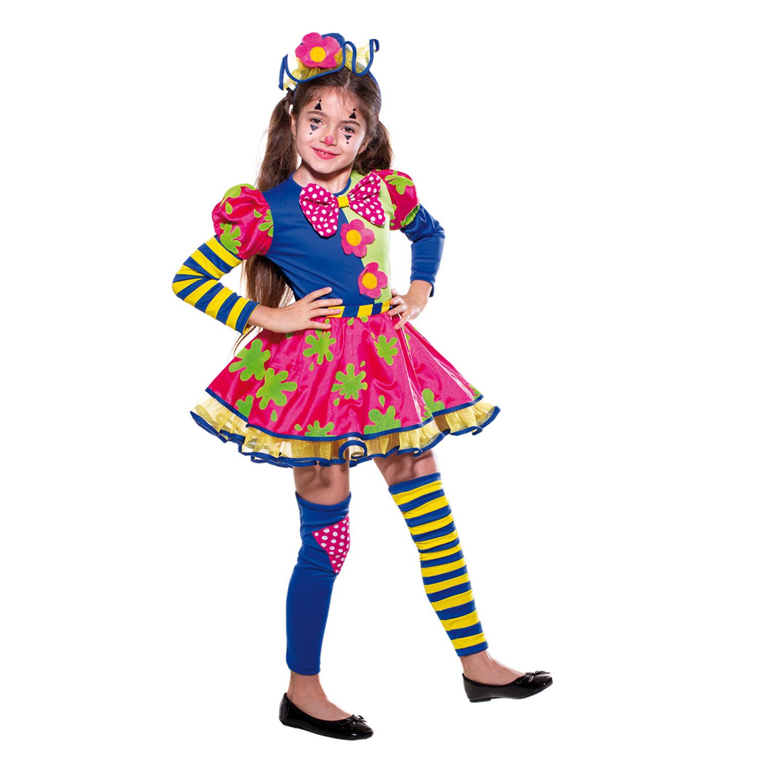 Costume clownetta bambina - carnevale - carnaval queen - CARNAVAL QUEEN