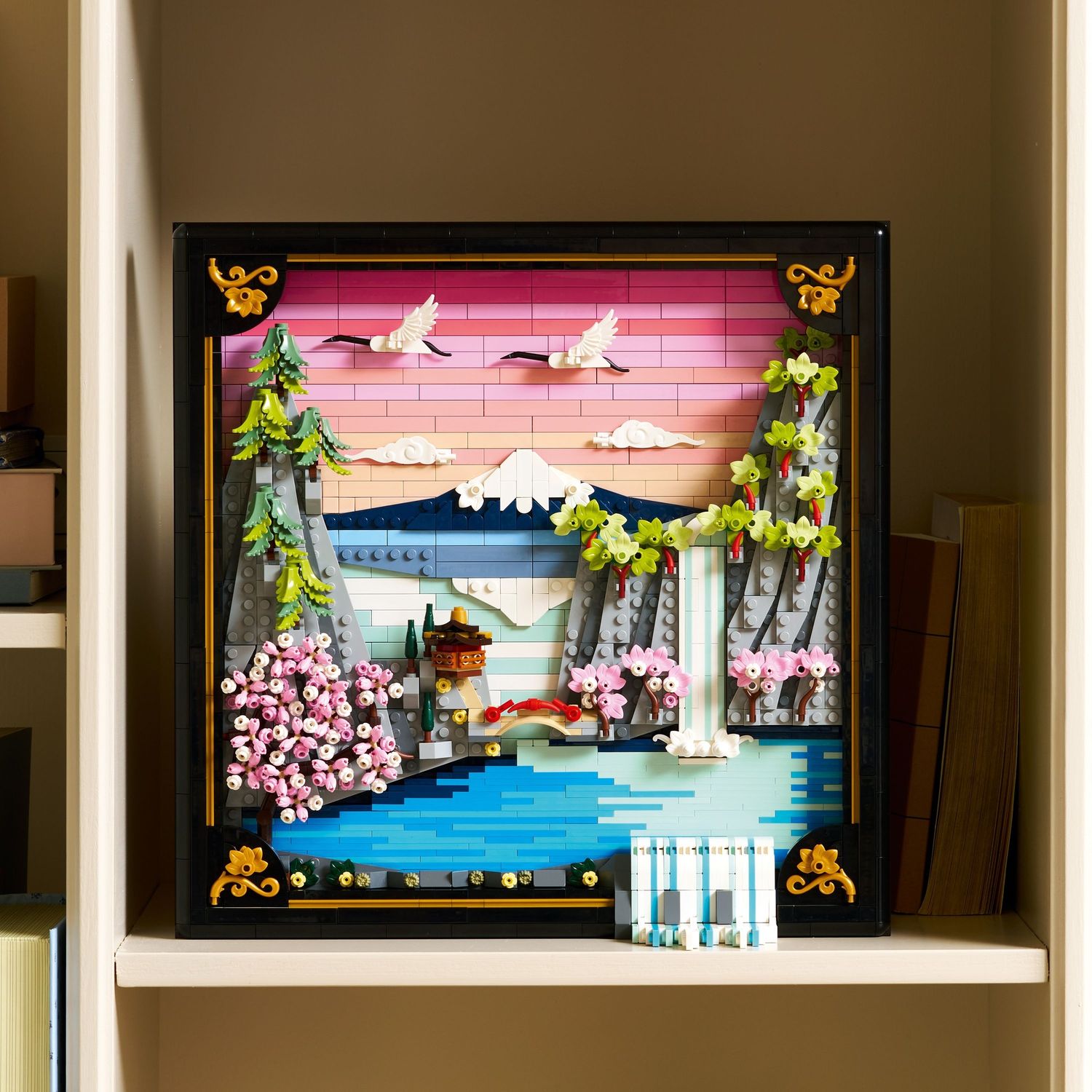 Lego art 31218 paesaggio giapponese con ciliegi fioriti - Lego