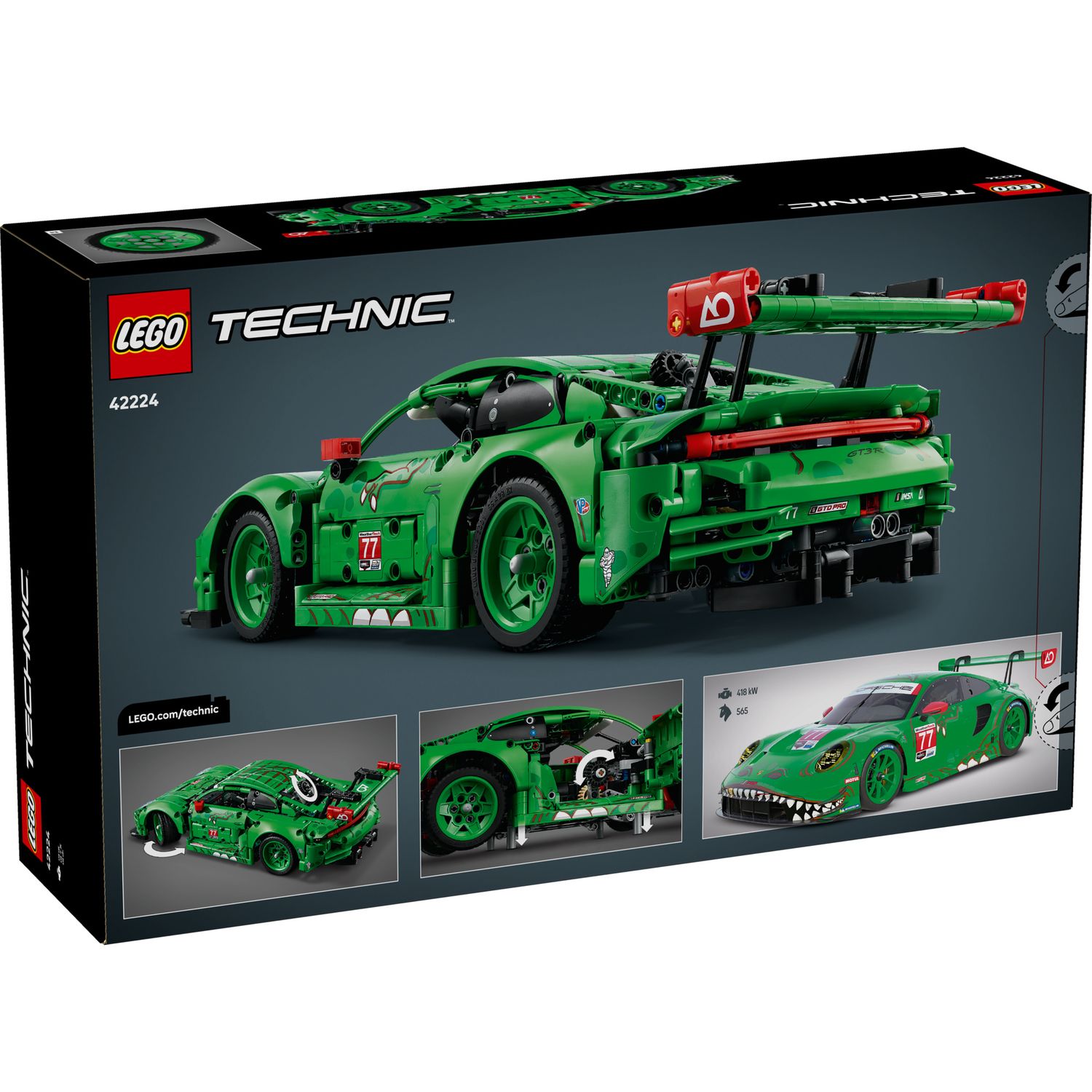 Lego technic 42224 auto porsche 911 gt3 r rexy ao racing - LEGO TECHNIC