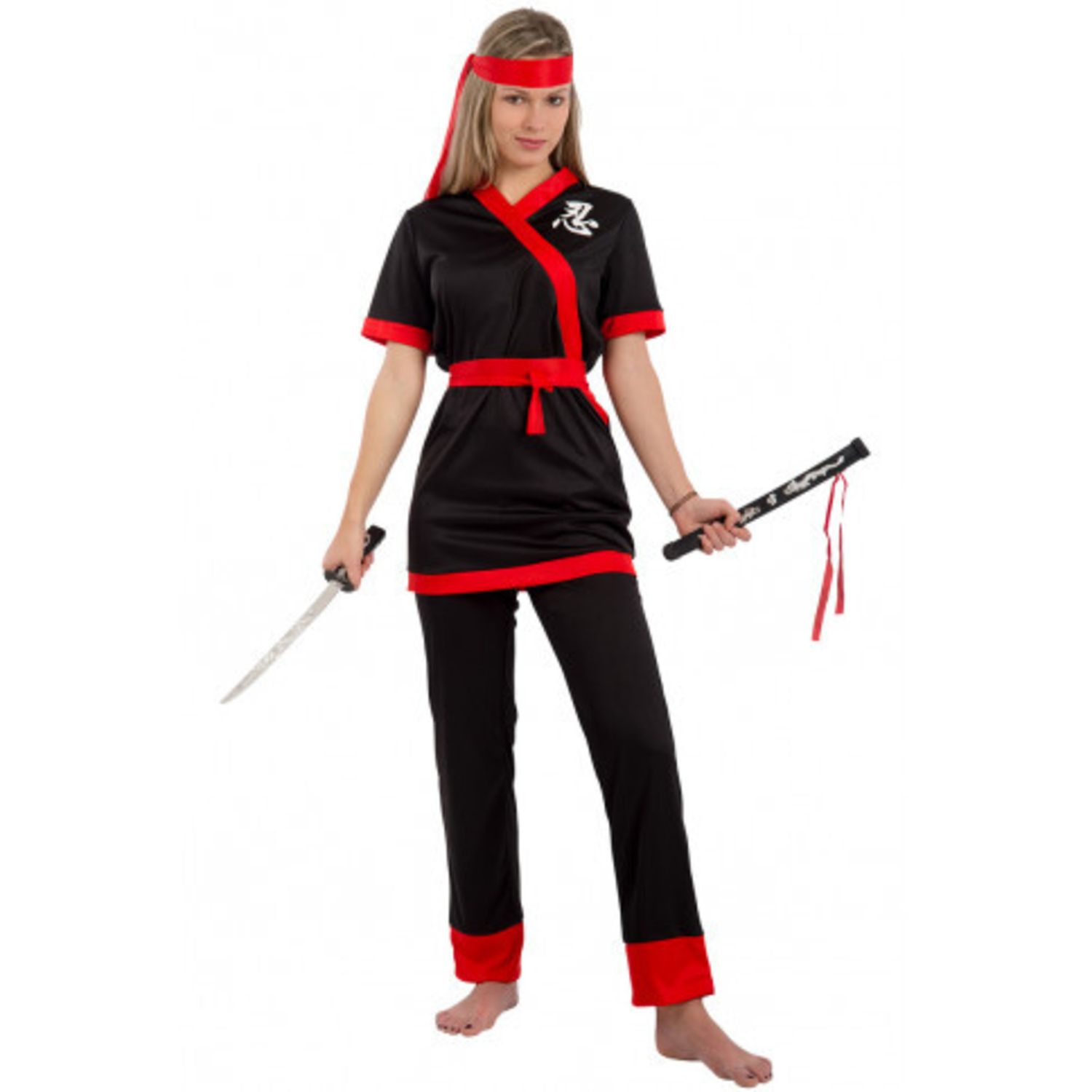Costume ninja donna taglia unica s/m - CARNIVAL TOYS