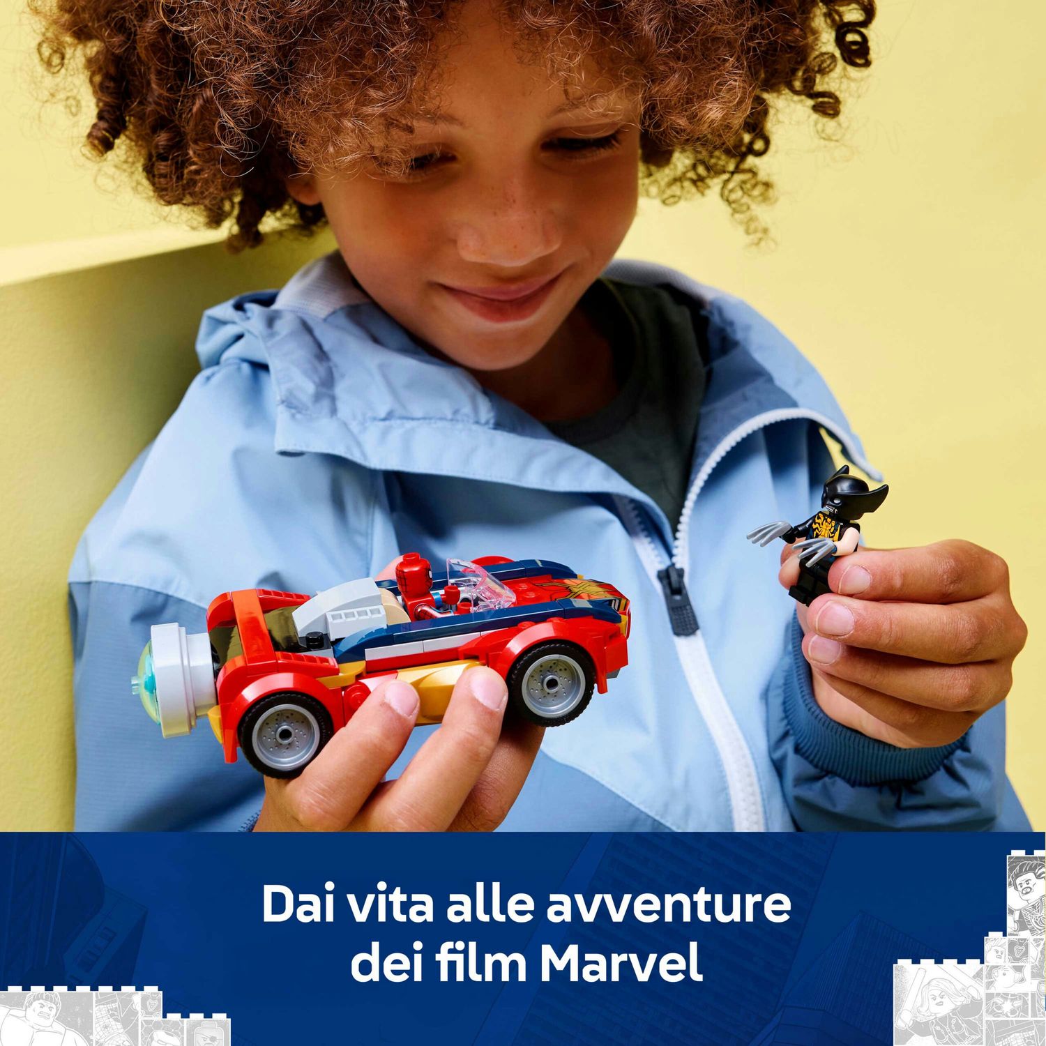 Lego | marvel 76336 auto di spider-man vs. venomized wolverine - LEGO SUPER HEROES