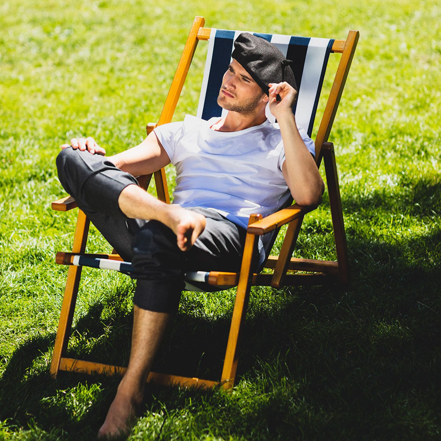 Berretto tipo basco francese nero adulto taglia unica - BIGIEMME