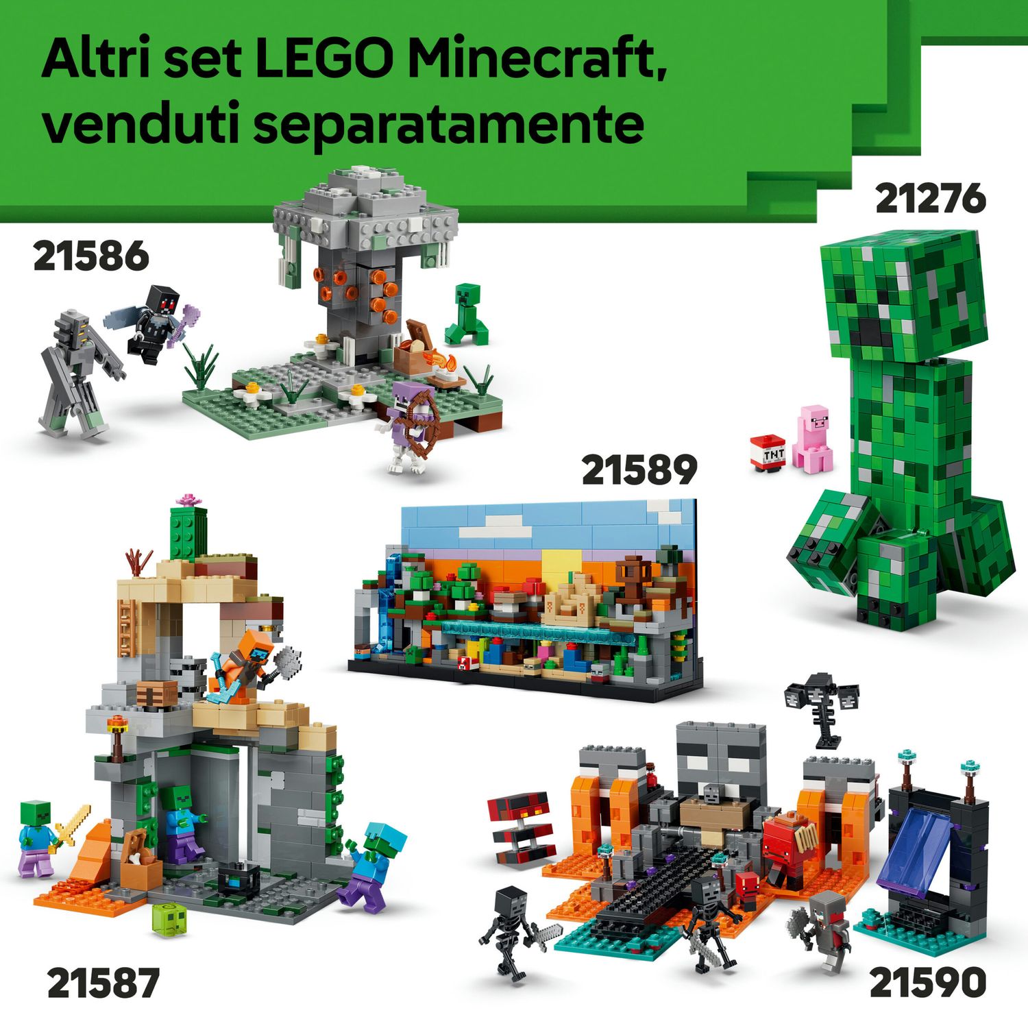 Lego minecraft 21588 la volpe giocattolo - Lego