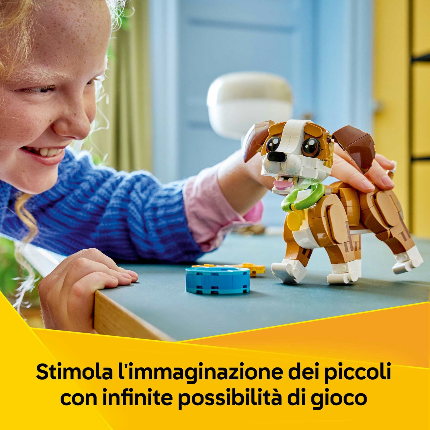 Lego creator 31382 3in1 adorabili animali: cagnolino giocoso - LEGO CREATOR