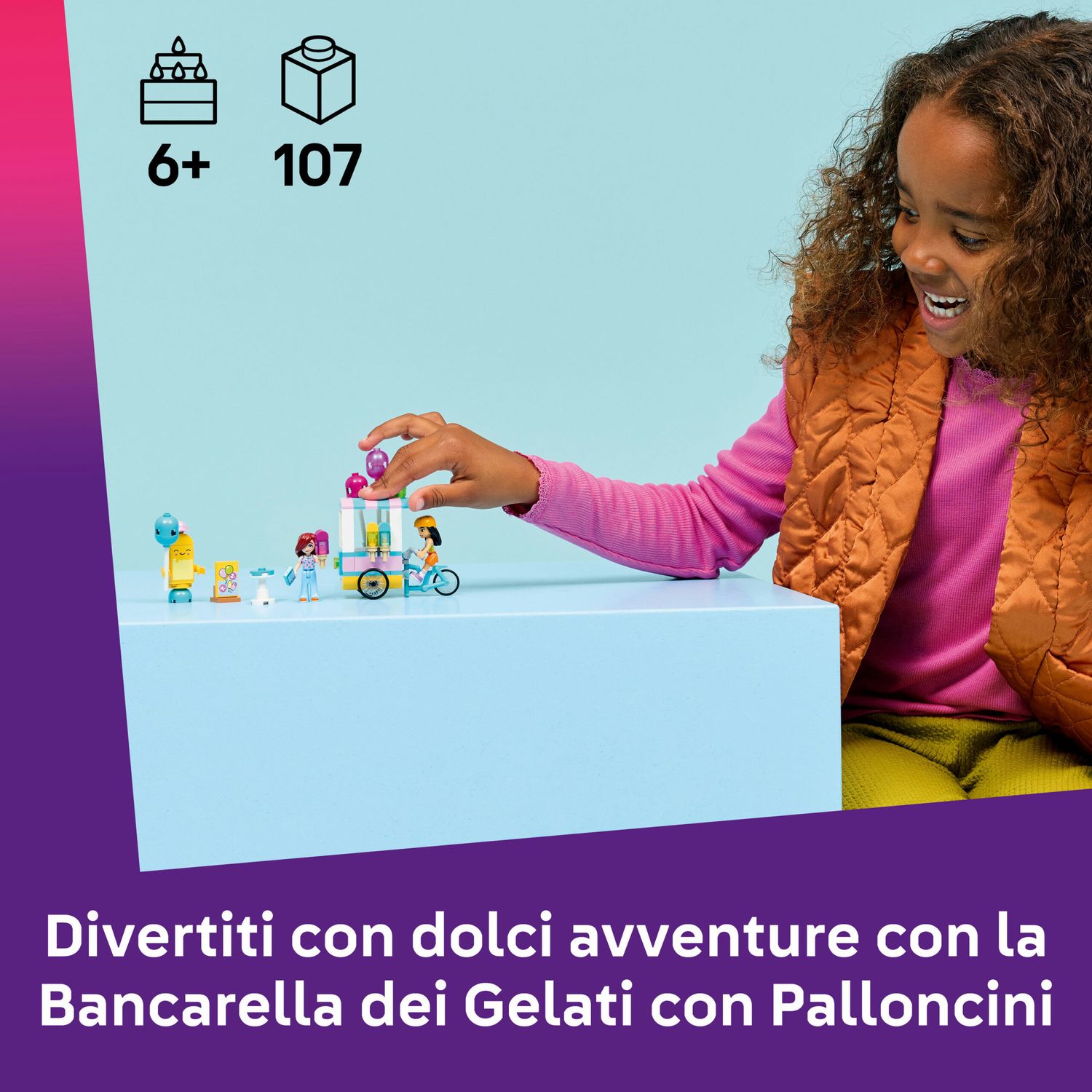 Lego friends 42692 – bancarella gelati palloncini - LEGO FRIENDS