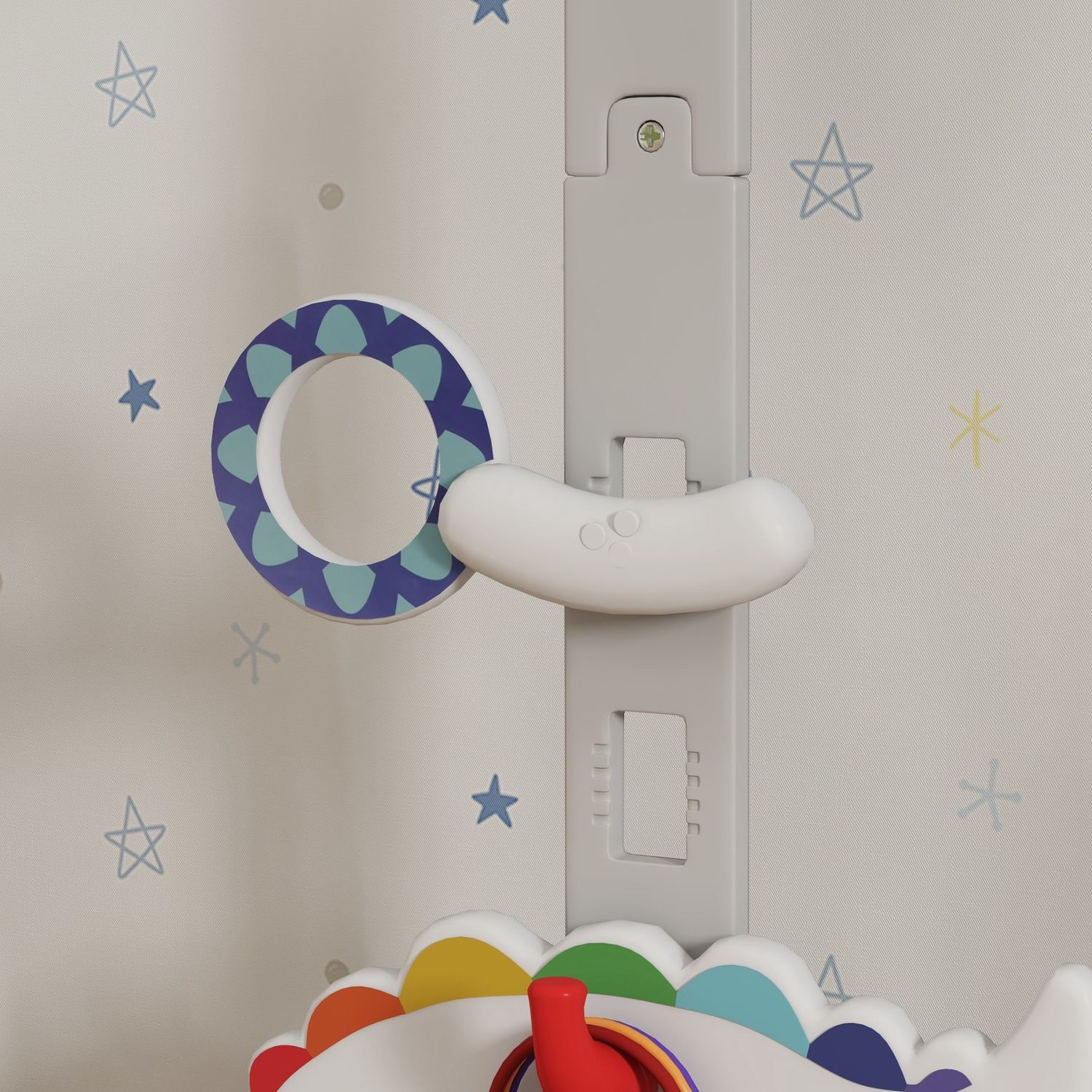 Canestro basket per bambini 5 in 1 con altezza regolabile, porta da calcio e golf, età 3-6 anni - 