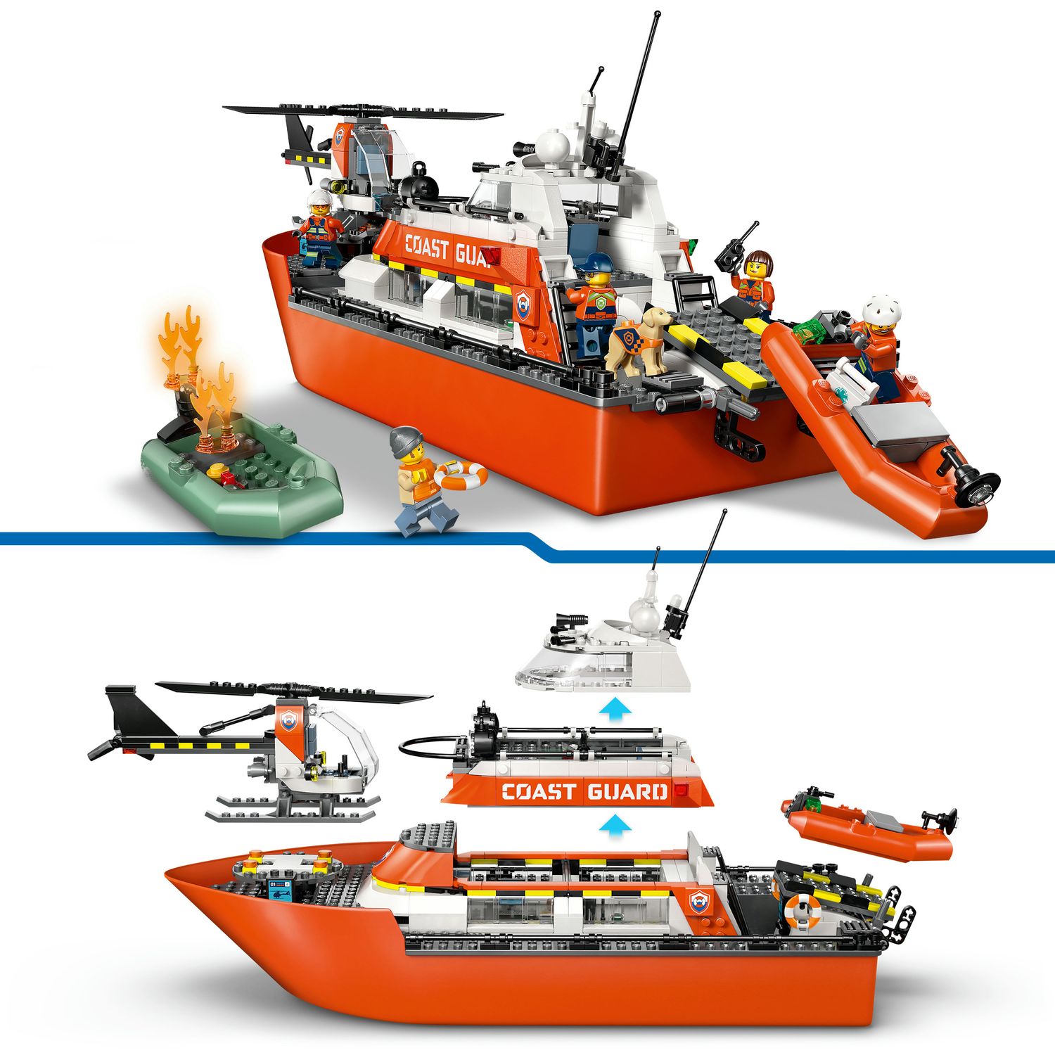 Lego city 60504 – motoscafo di soccorso guardia costiera - LEGO CITY