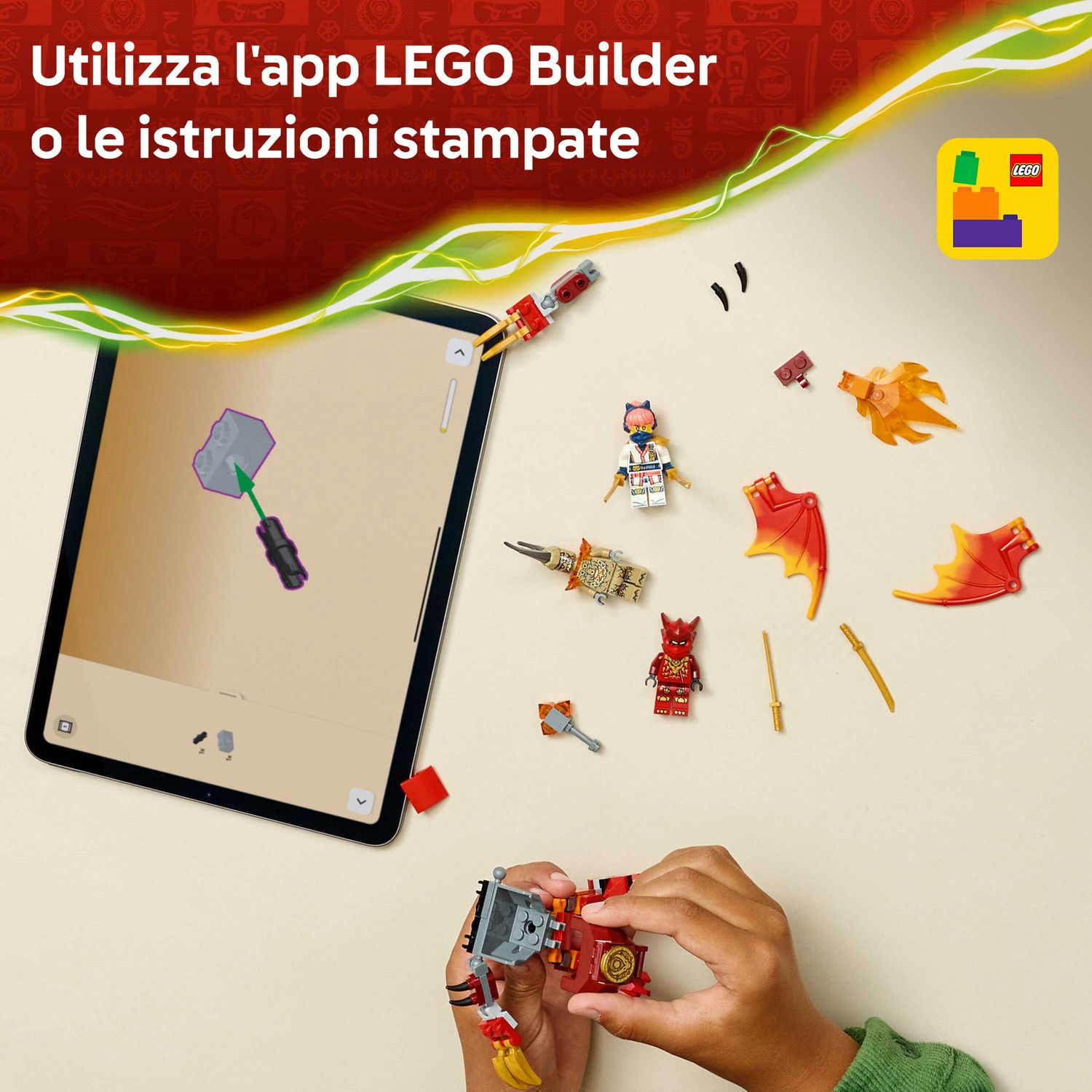 Lego ninjago 71851 – battle pack mech drago di kai - LEGO NINJAGO