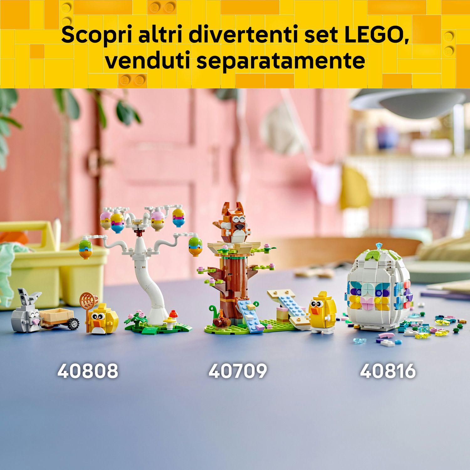 Lego 40808 coniglietto pasquale e caccia alle uova - LEGO ICONS