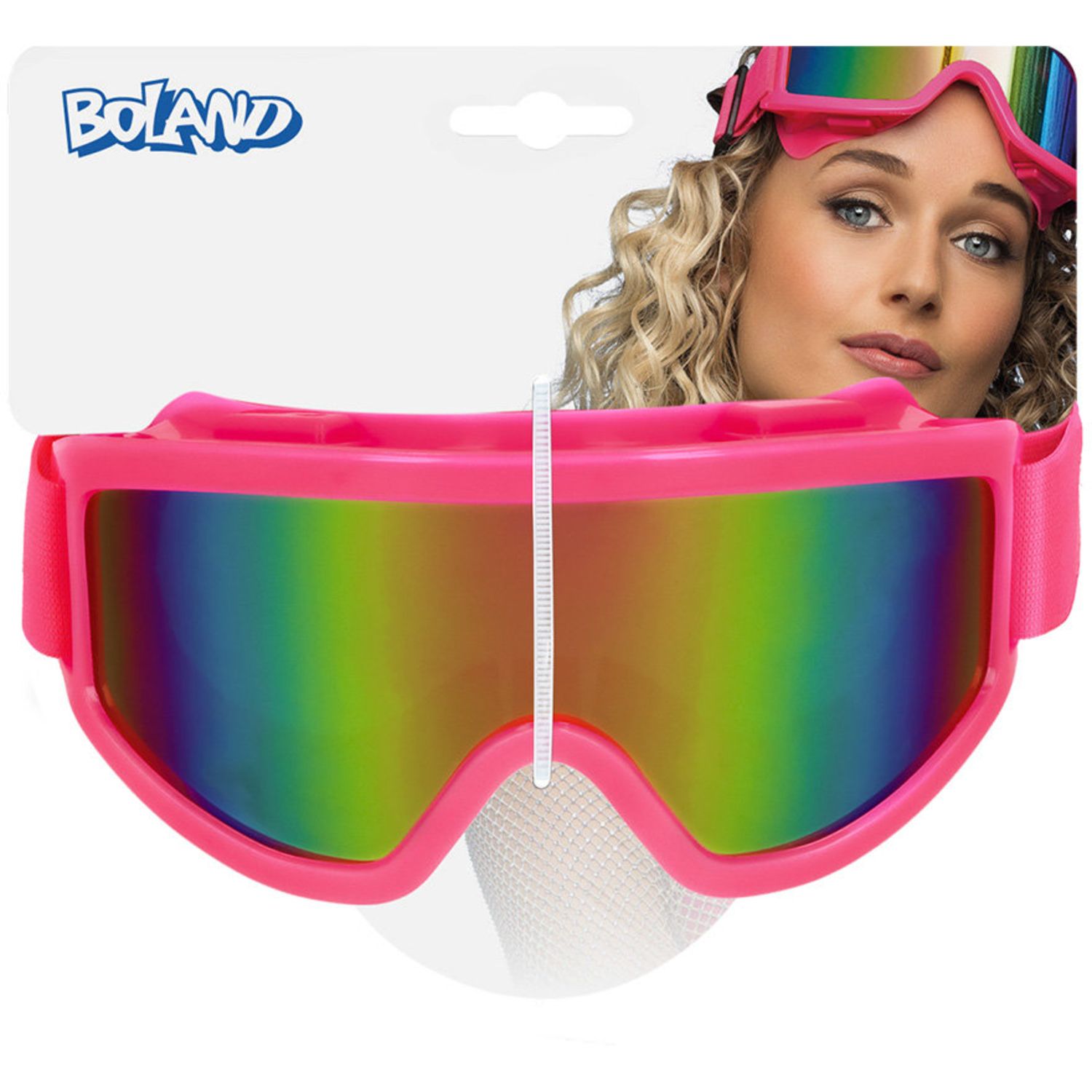 Occhiali da sci party 4 colori neon uv - assortito - BIGIEMME