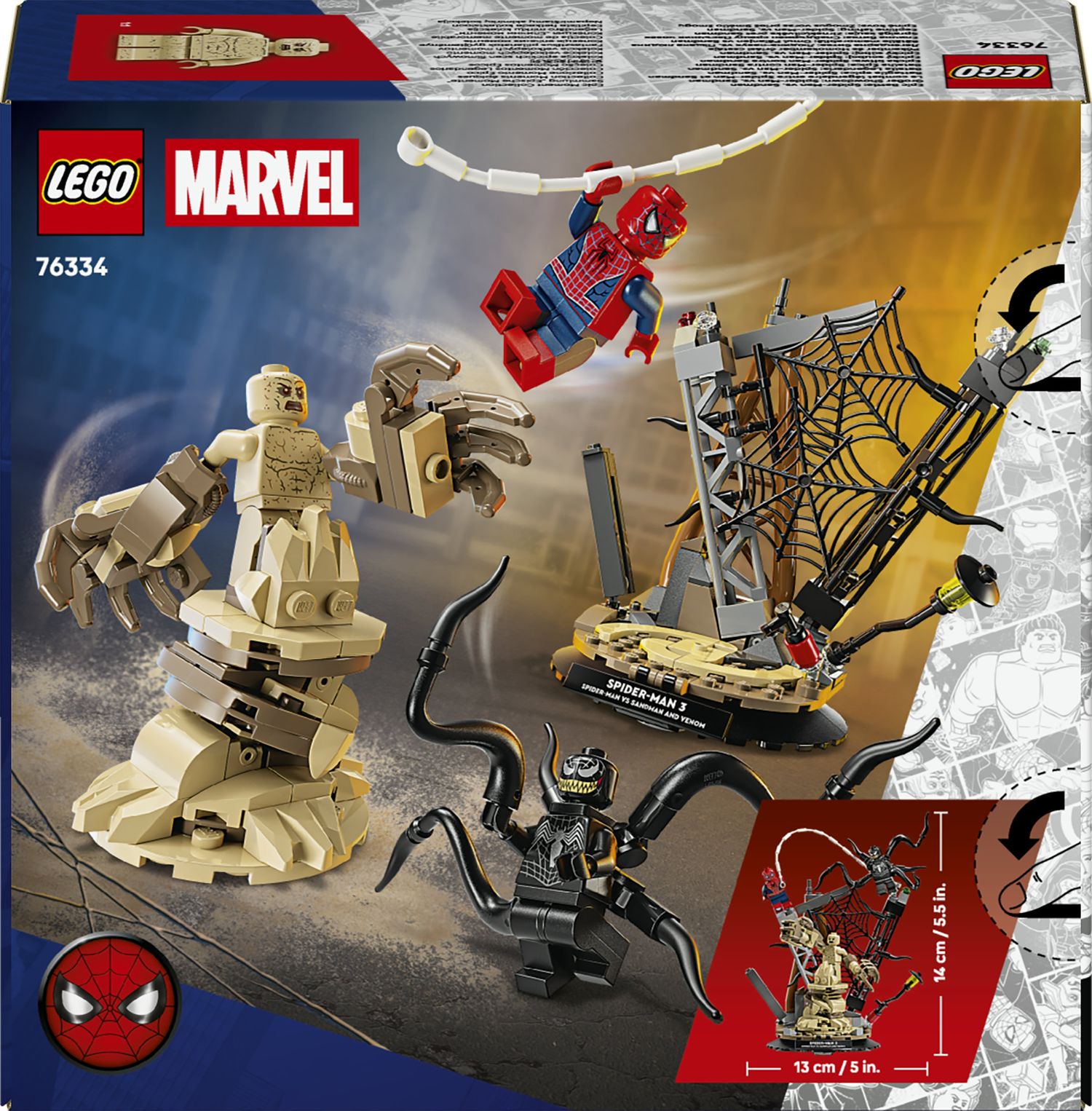 Lego marvel 76334 – battaglia epica spider-man vs sandman - LEGO SUPER HEROES