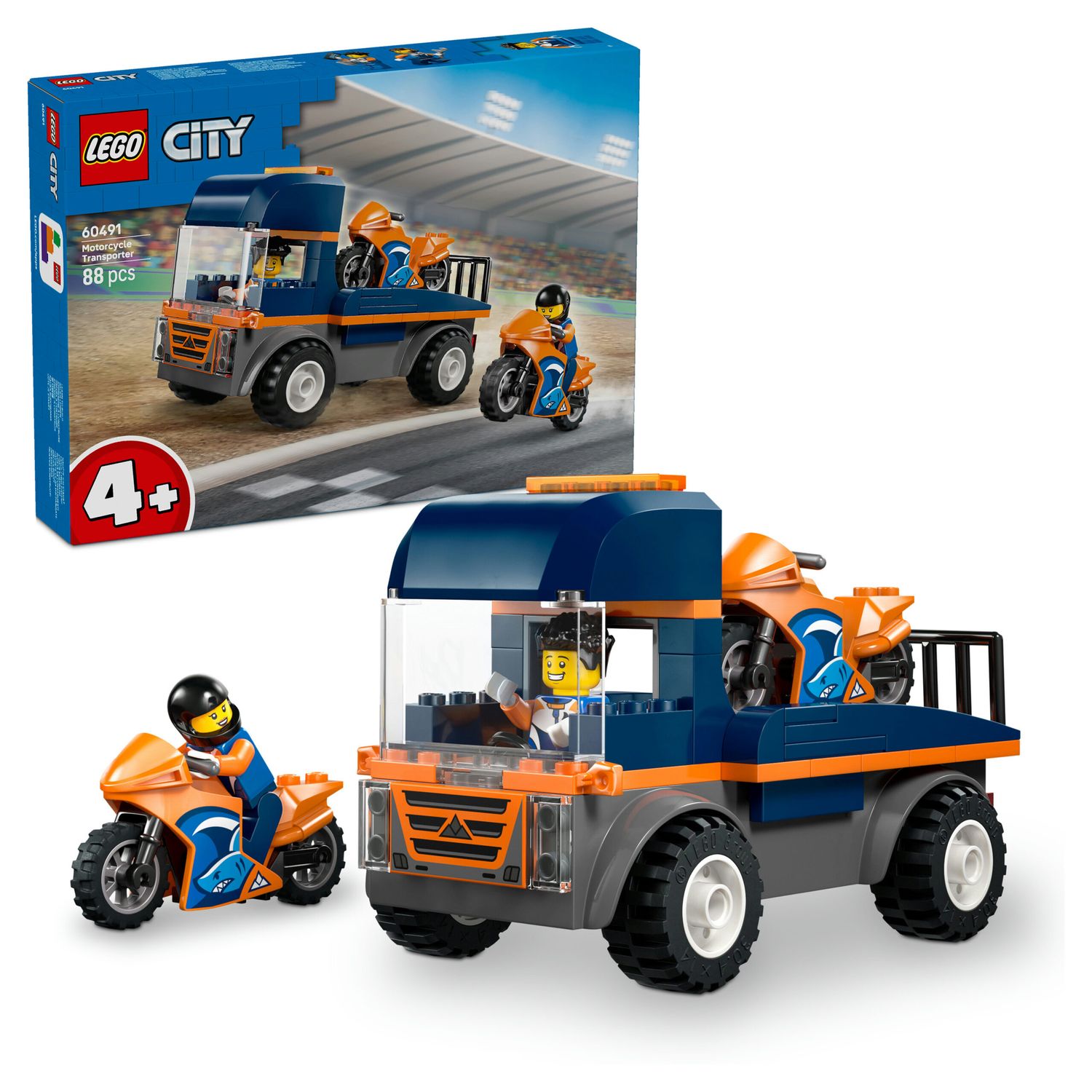 Lego city 60491 – trasportatore di moto - LEGO CITY