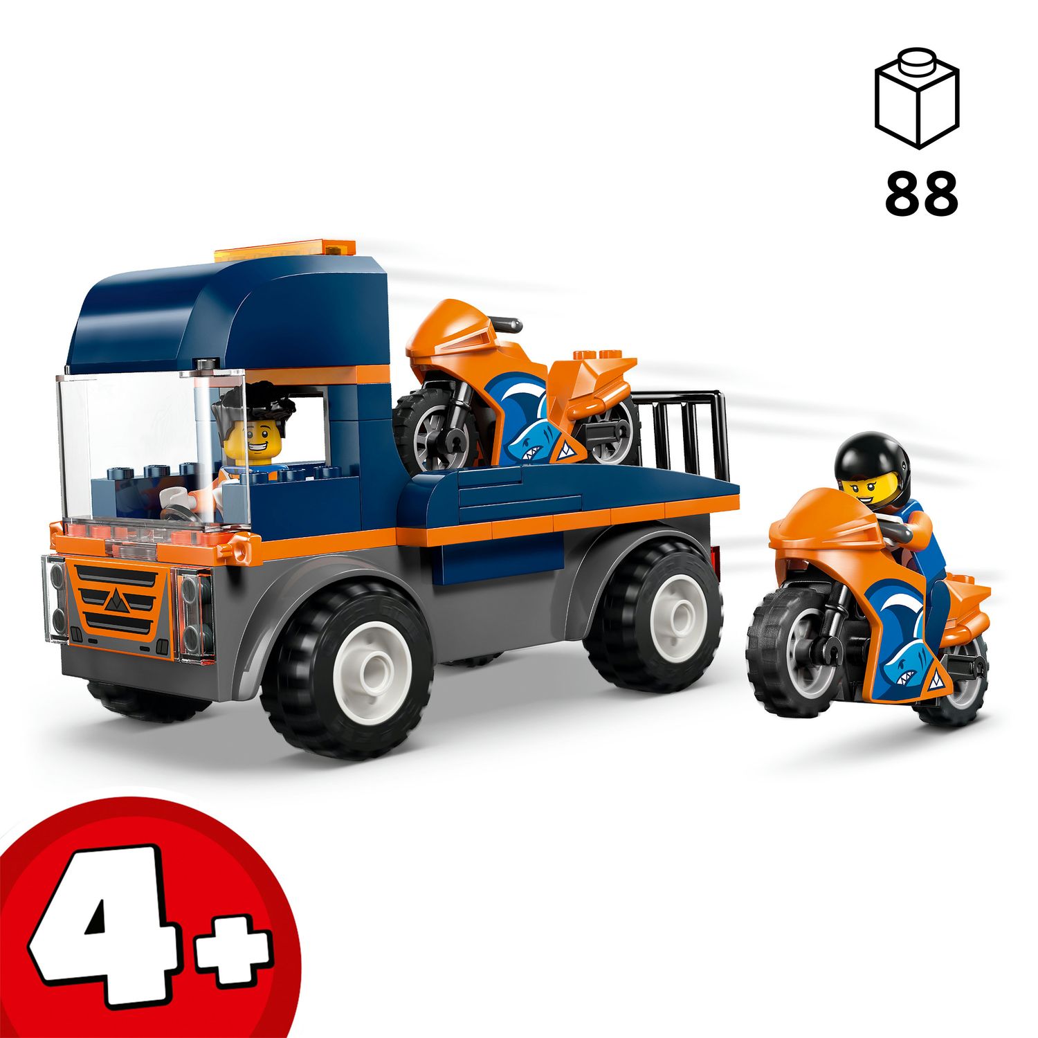 Lego city 60491 – trasportatore di moto - LEGO CITY