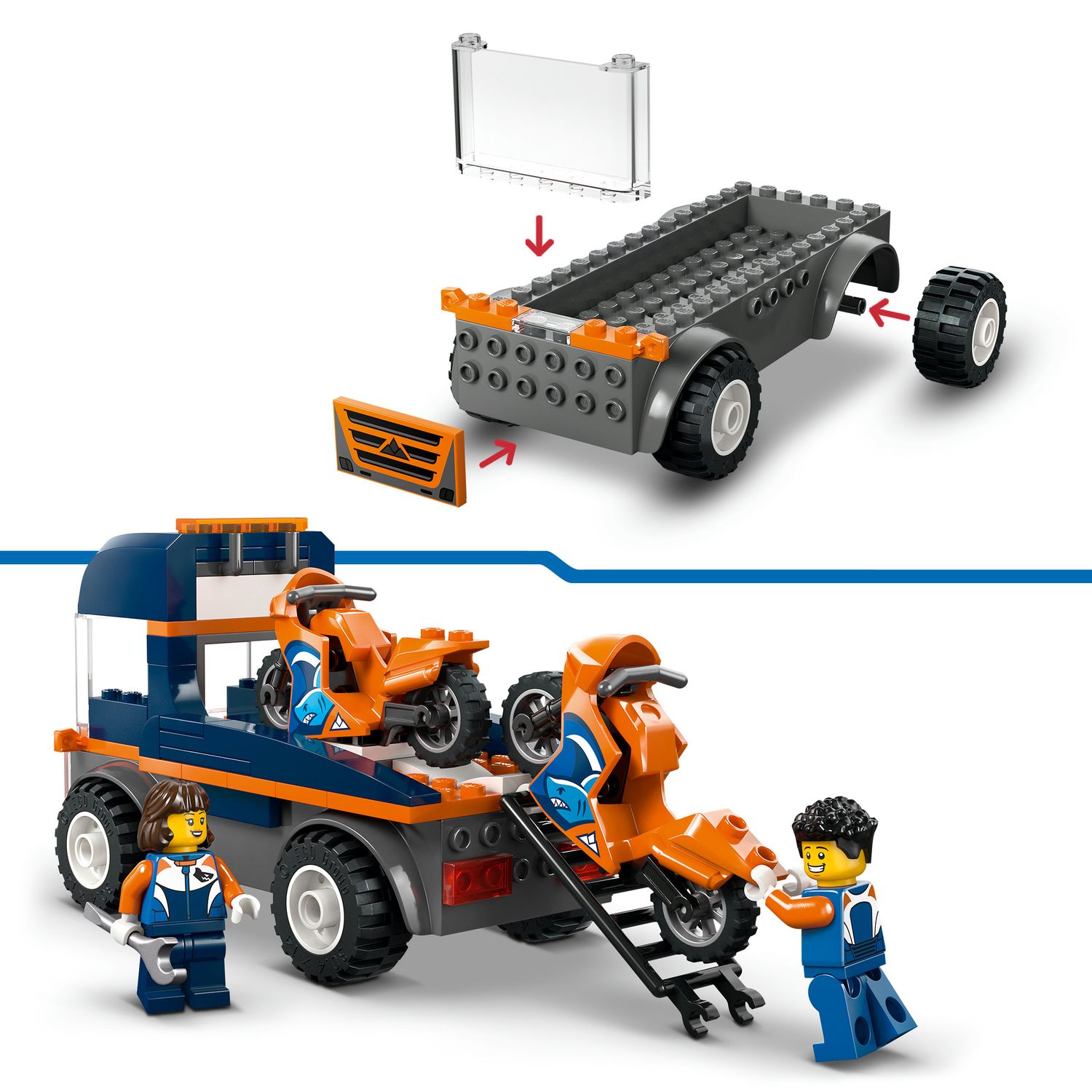 Lego city 60491 – trasportatore di moto - LEGO CITY