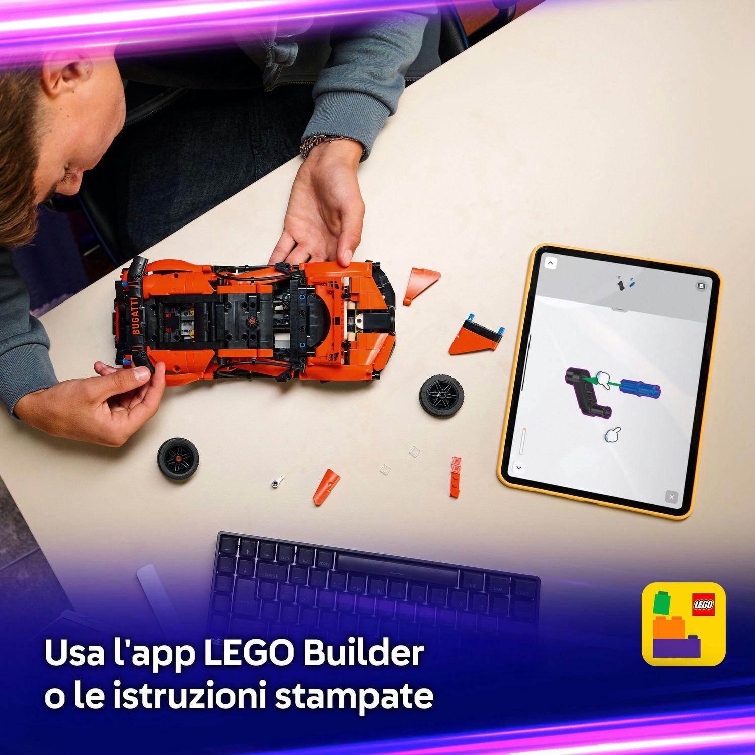 Lego technic 42222 – bugatti chiron pur sport - LEGO TECHNIC