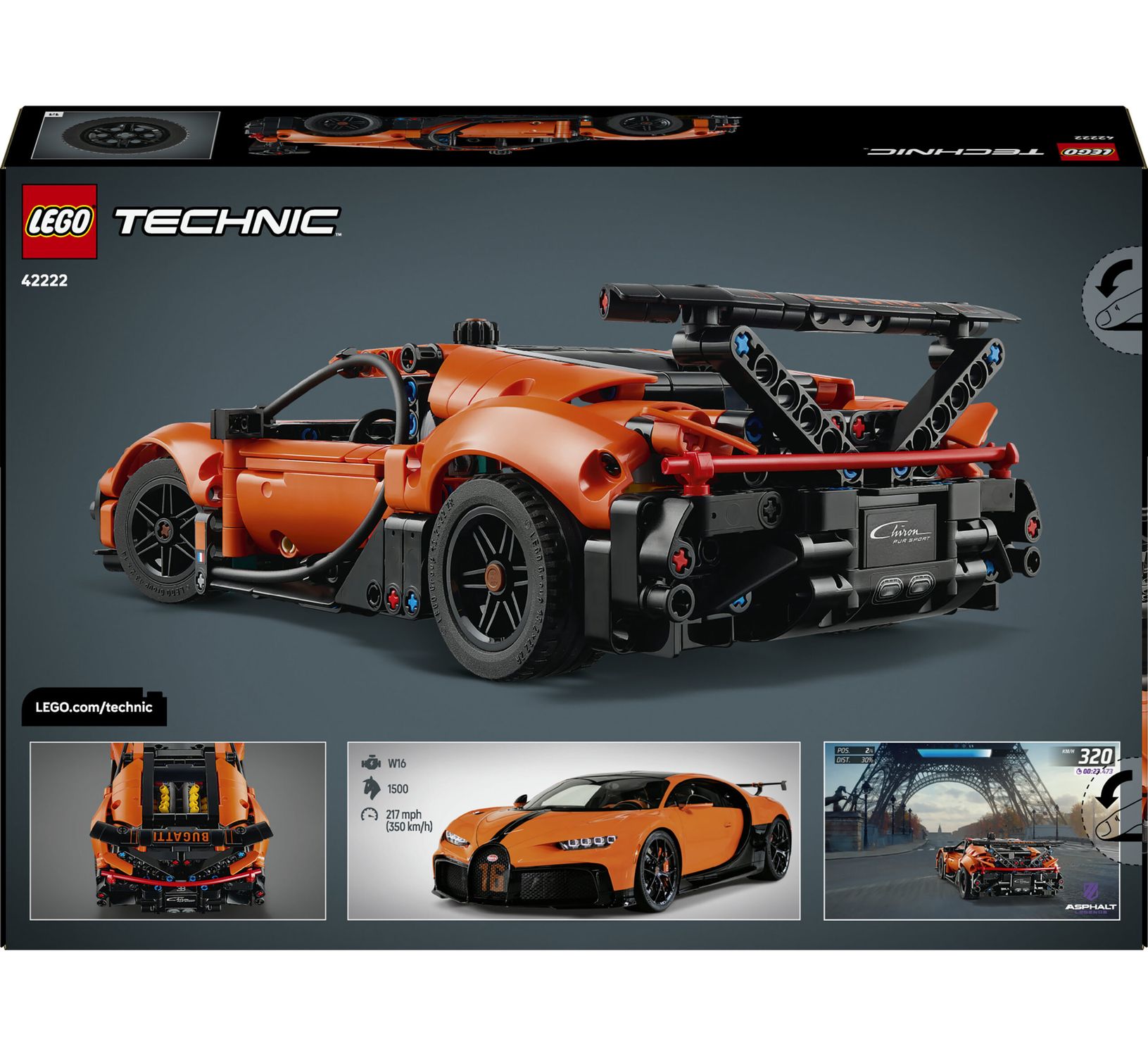 Lego technic 42222 – bugatti chiron pur sport - LEGO TECHNIC