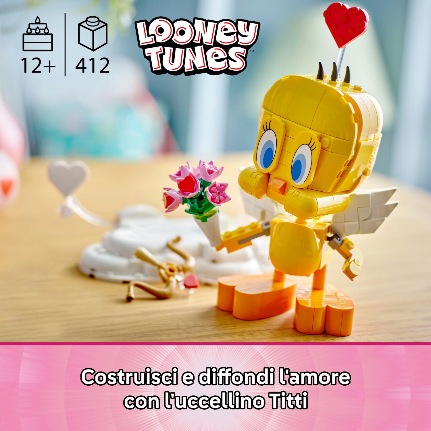 Lego 40824 titti, uccellino giocattolo looney tunes - Lego