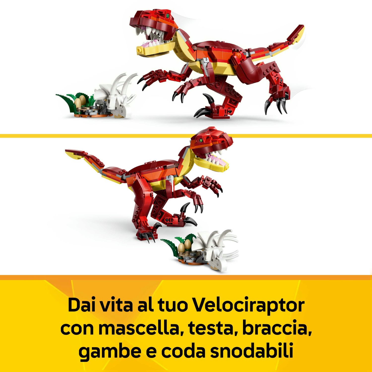 Lego creator 31379 – 3in1 feroce dinosauro - LEGO CREATOR