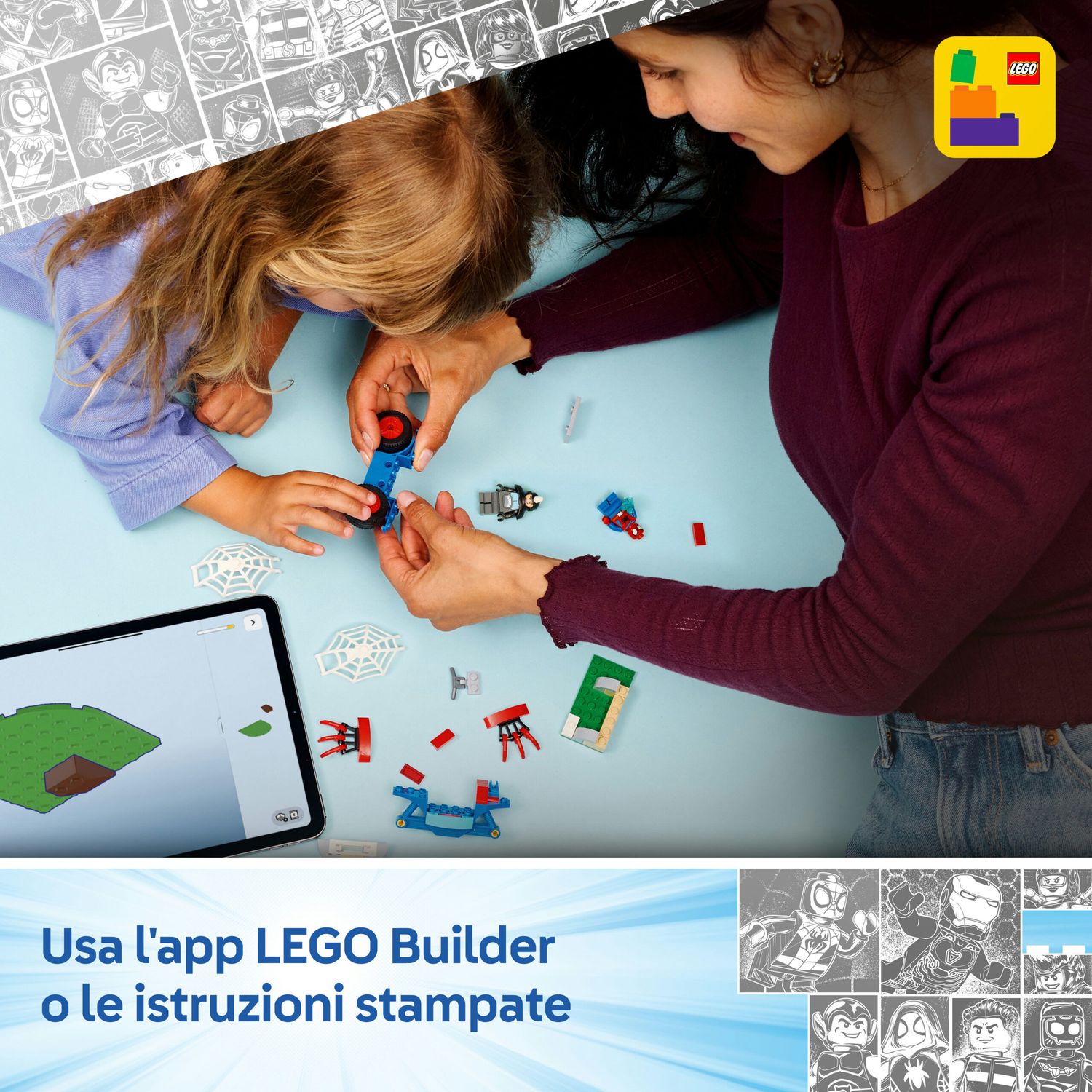 Lego marvel 11206 – spidey vs rhino moto - LEGO SUPER HEROES