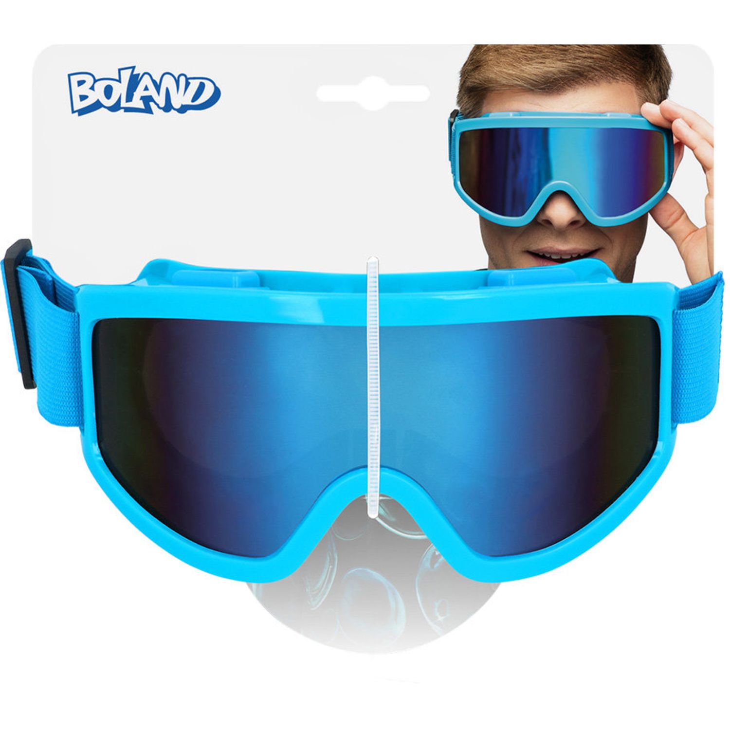 Occhiali da sci party 4 colori neon uv - assortito - BIGIEMME