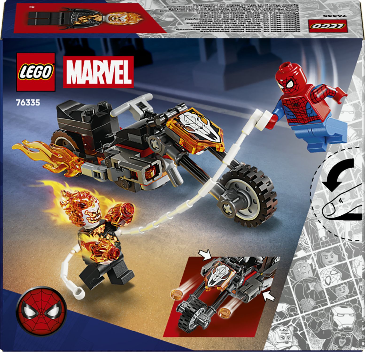 Lego marvel 76335 – spider-man vs ghost rider - LEGO SUPER HEROES