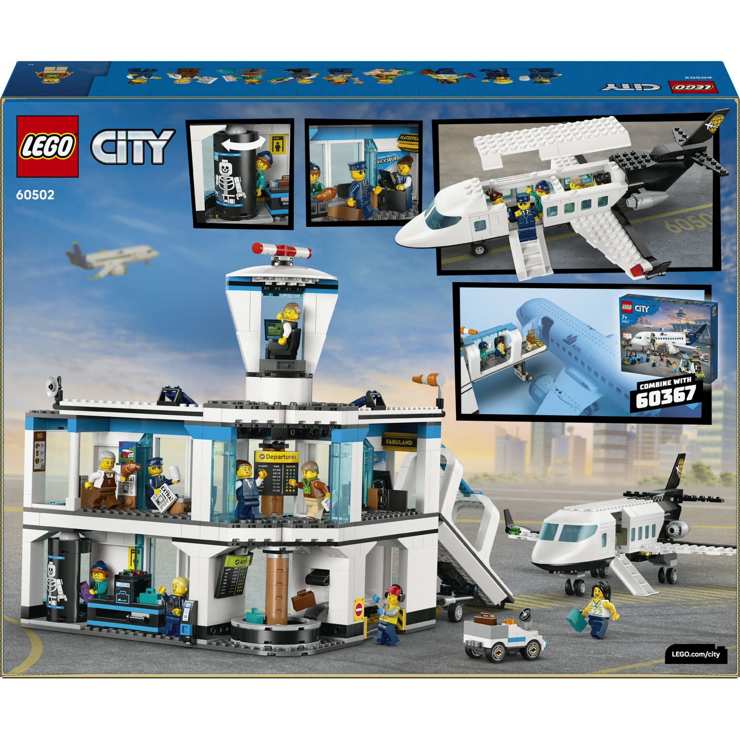 Lego city 60502 – aeroporto con aereo passeggeri - LEGO CITY