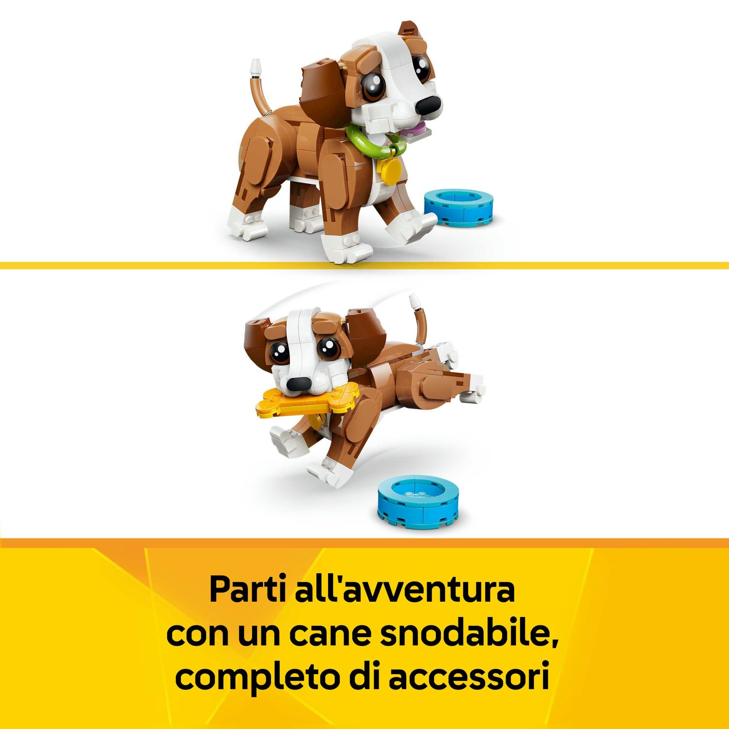 Lego creator 31382 3in1 adorabili animali: cagnolino giocoso - LEGO CREATOR