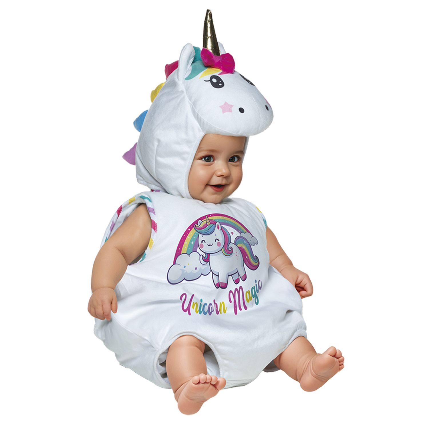 Costume unicorno baby neonato 6-12 mesi - carnaval queen - CARNAVAL QUEEN