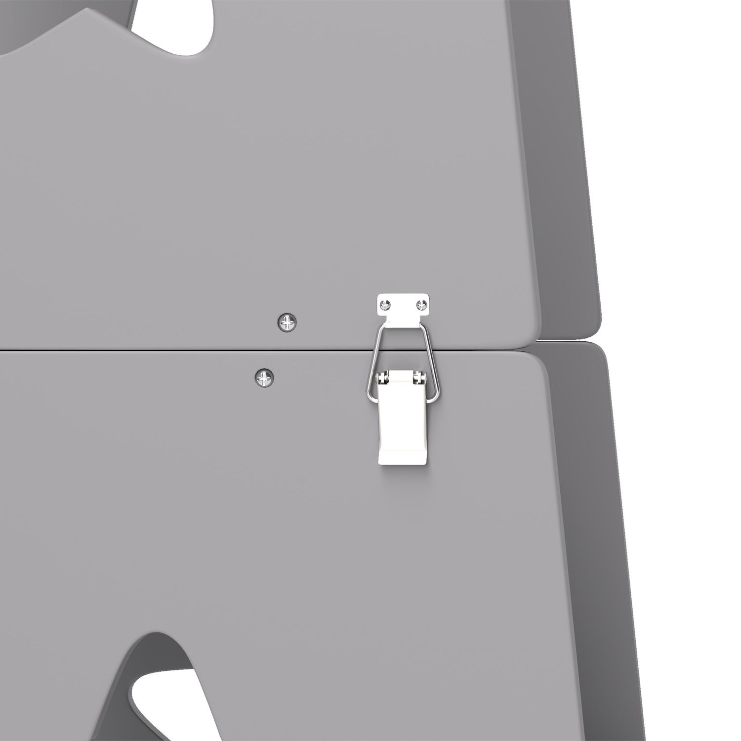 Scala montessori convertibile in set tavolo e sedie con barra di sicurezza, in legno, 60x44.5x86 cm, grigio - 