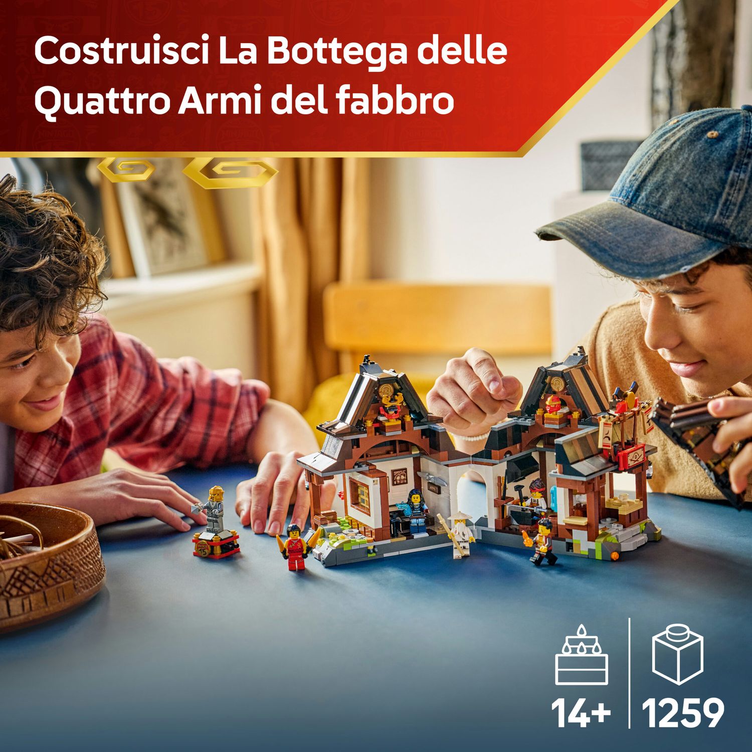 Lego ninjago 71858 – four weapons blacksmith 15° anniversario - LEGO NINJAGO