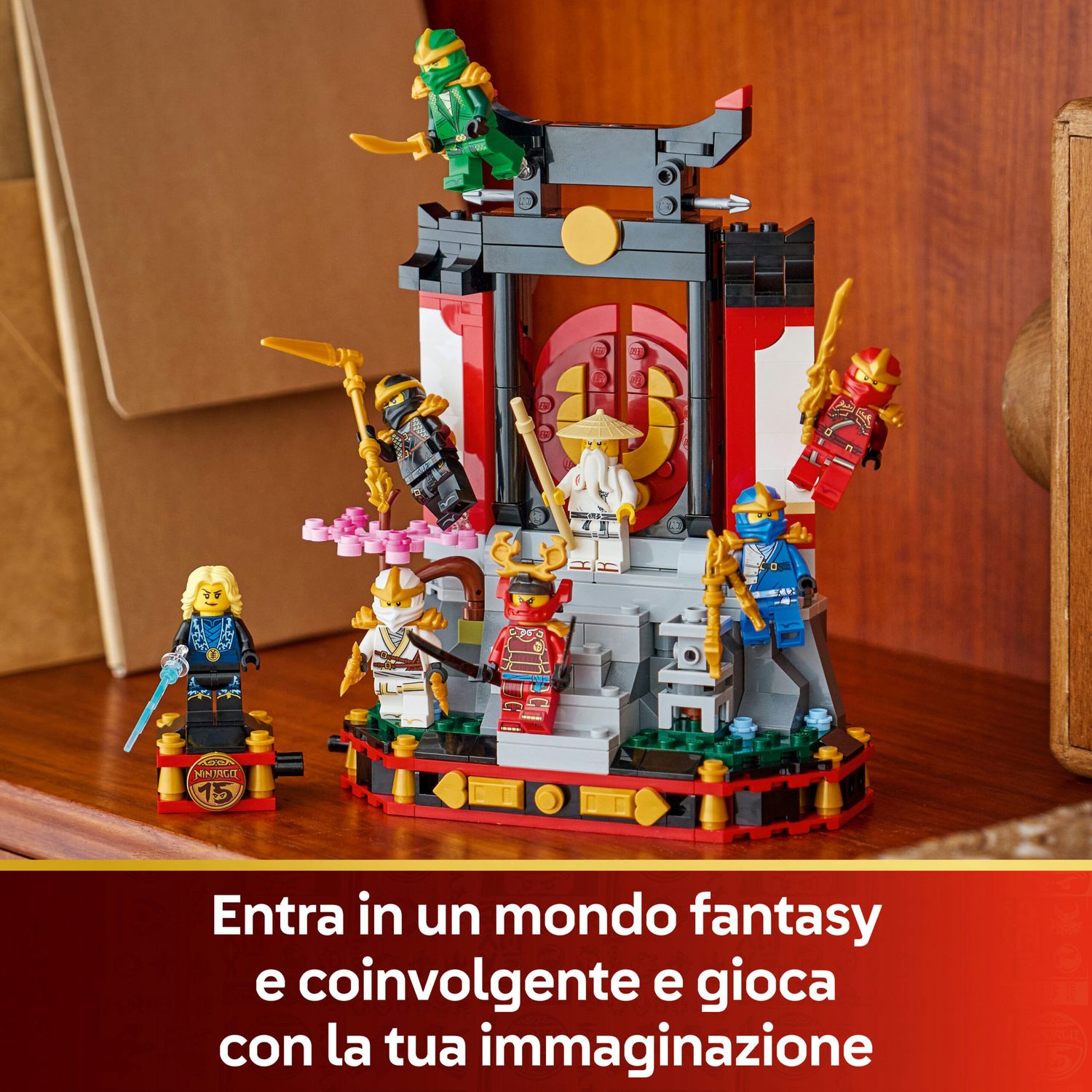 Lego ninjago 71866 – display ninja 15° anniversario - LEGO NINJAGO