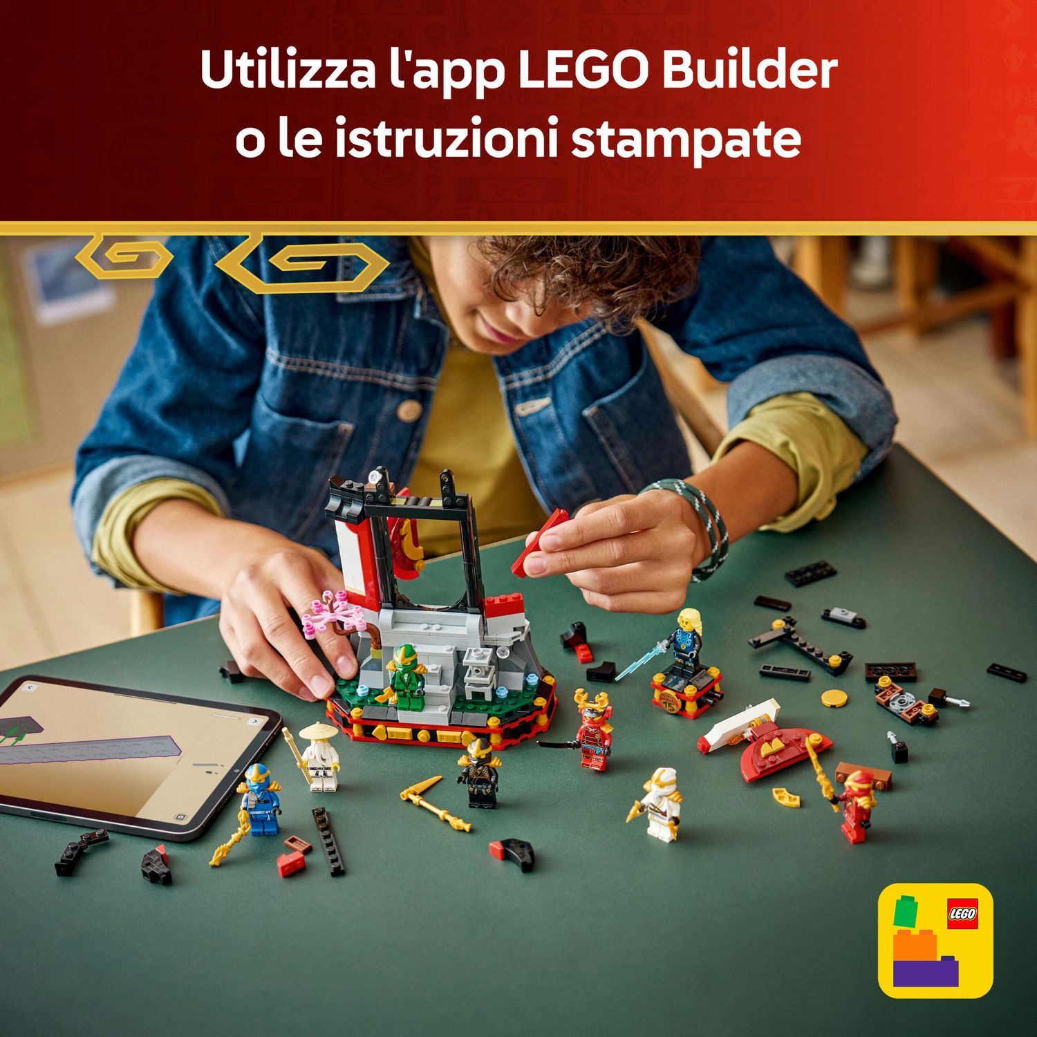 Lego ninjago 71866 – display ninja 15° anniversario - LEGO NINJAGO