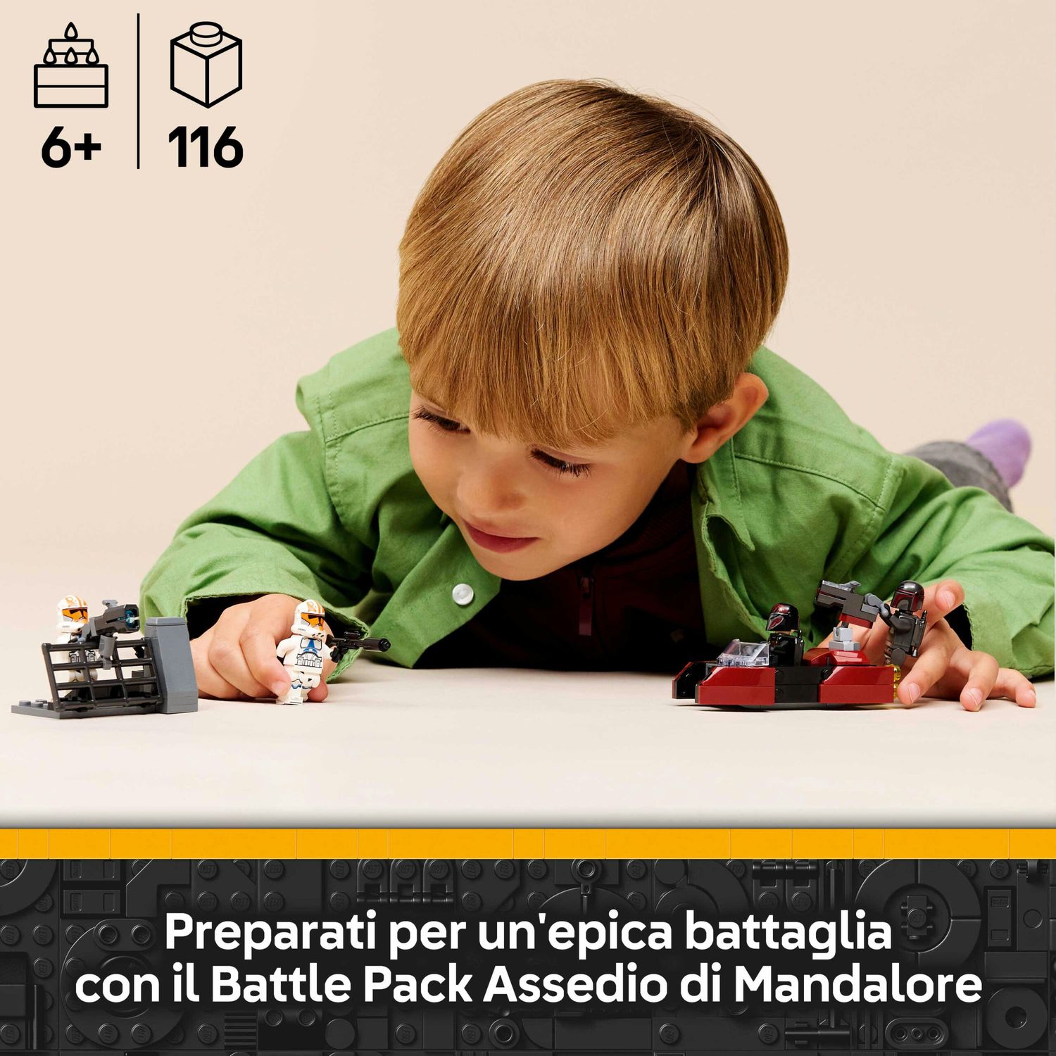 Lego star wars 75449 – battle pack assedio di mandalore - Lego