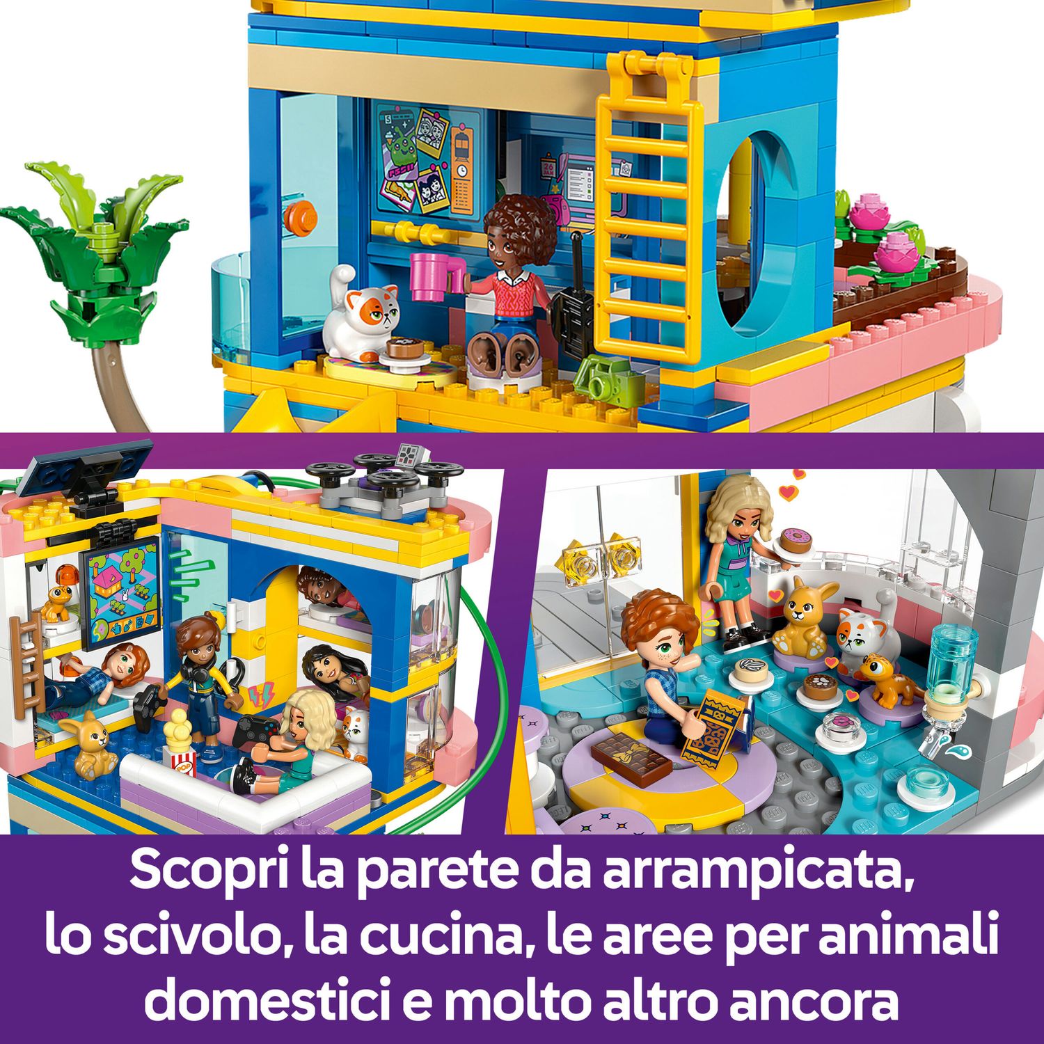 Lego friends 42689 – casa amicizia heartlake city - LEGO FRIENDS