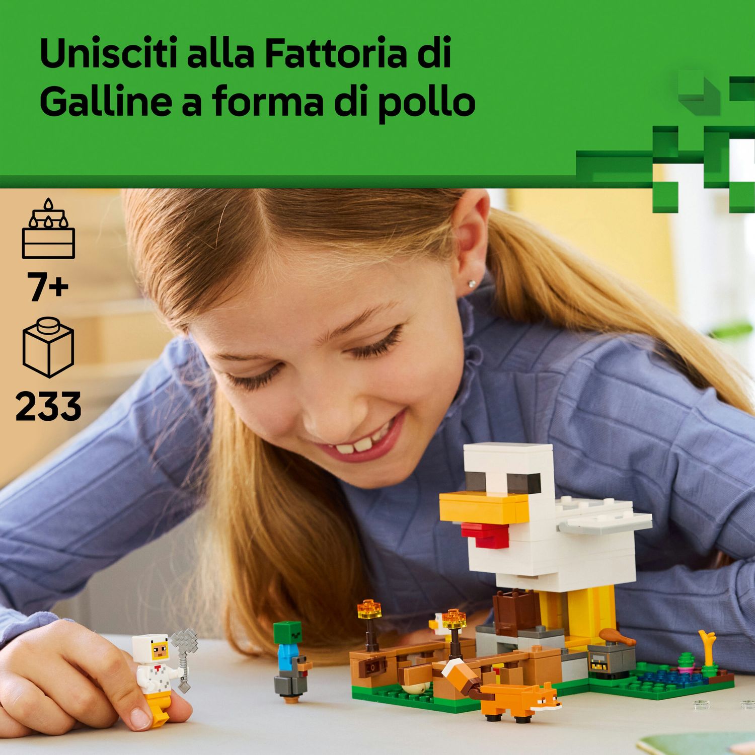 Lego minecraft 21585 – fattoria galline - Lego
