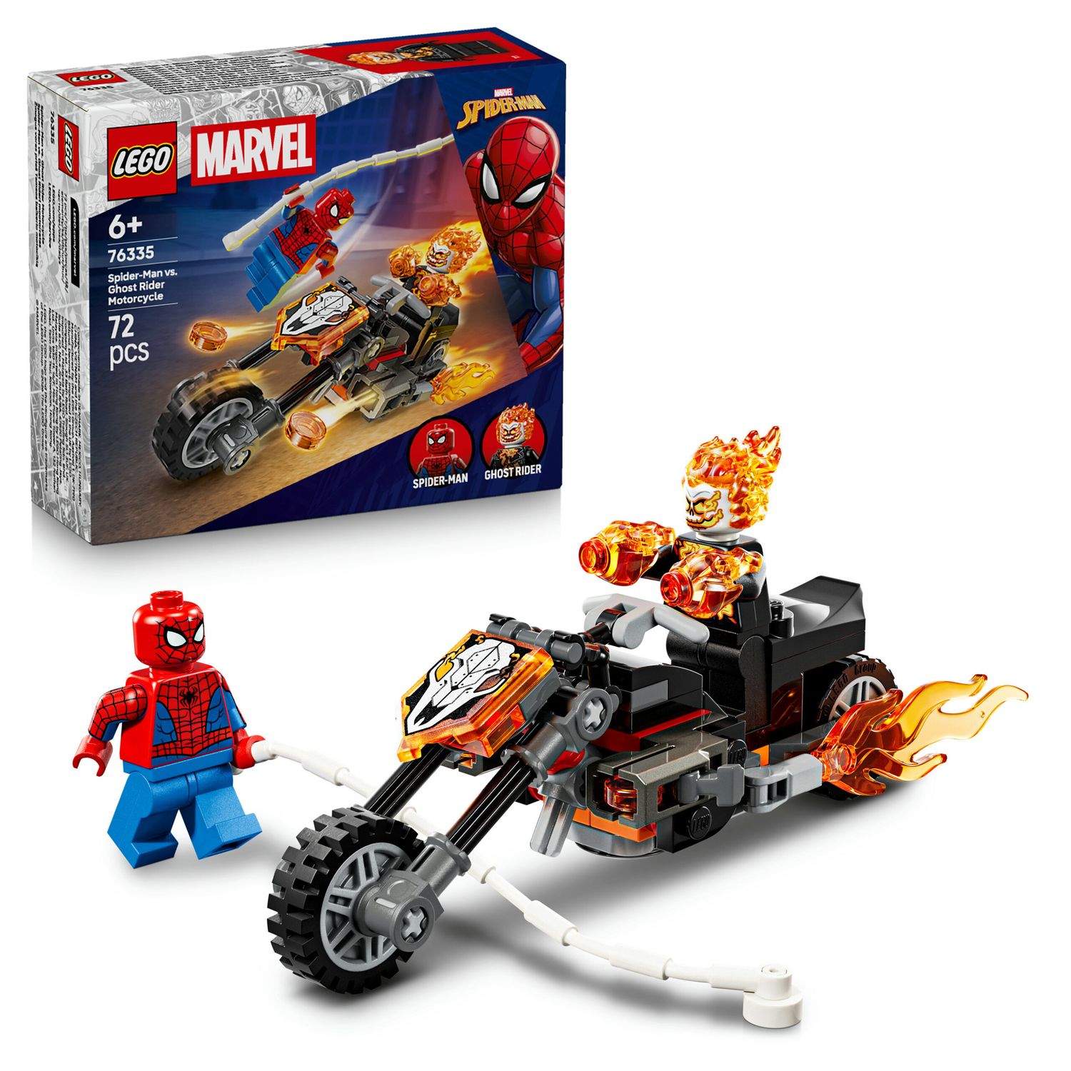 Lego marvel 76335 – spider-man vs ghost rider - LEGO SUPER HEROES