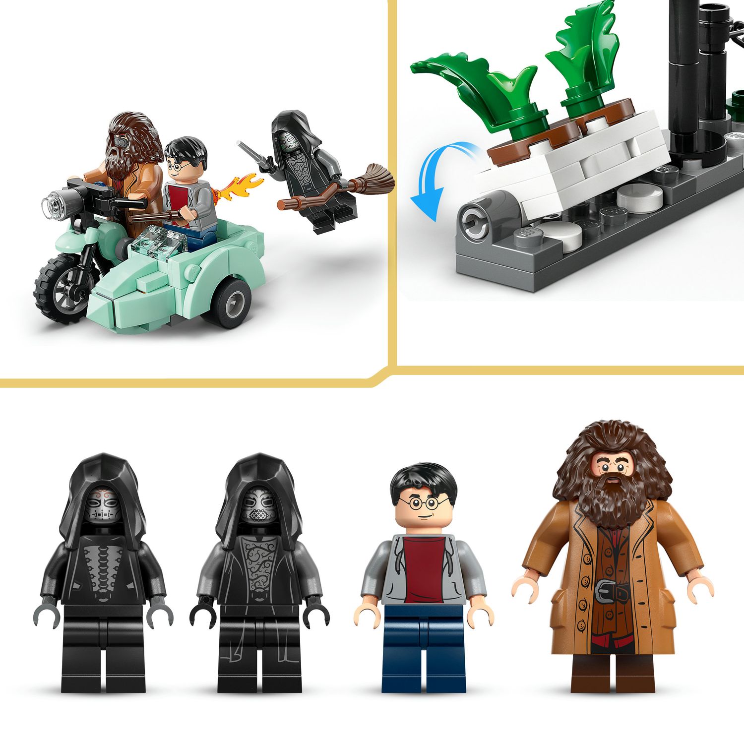 Lego harry potter 76459 – fuga privet drive hagrid - Lego
