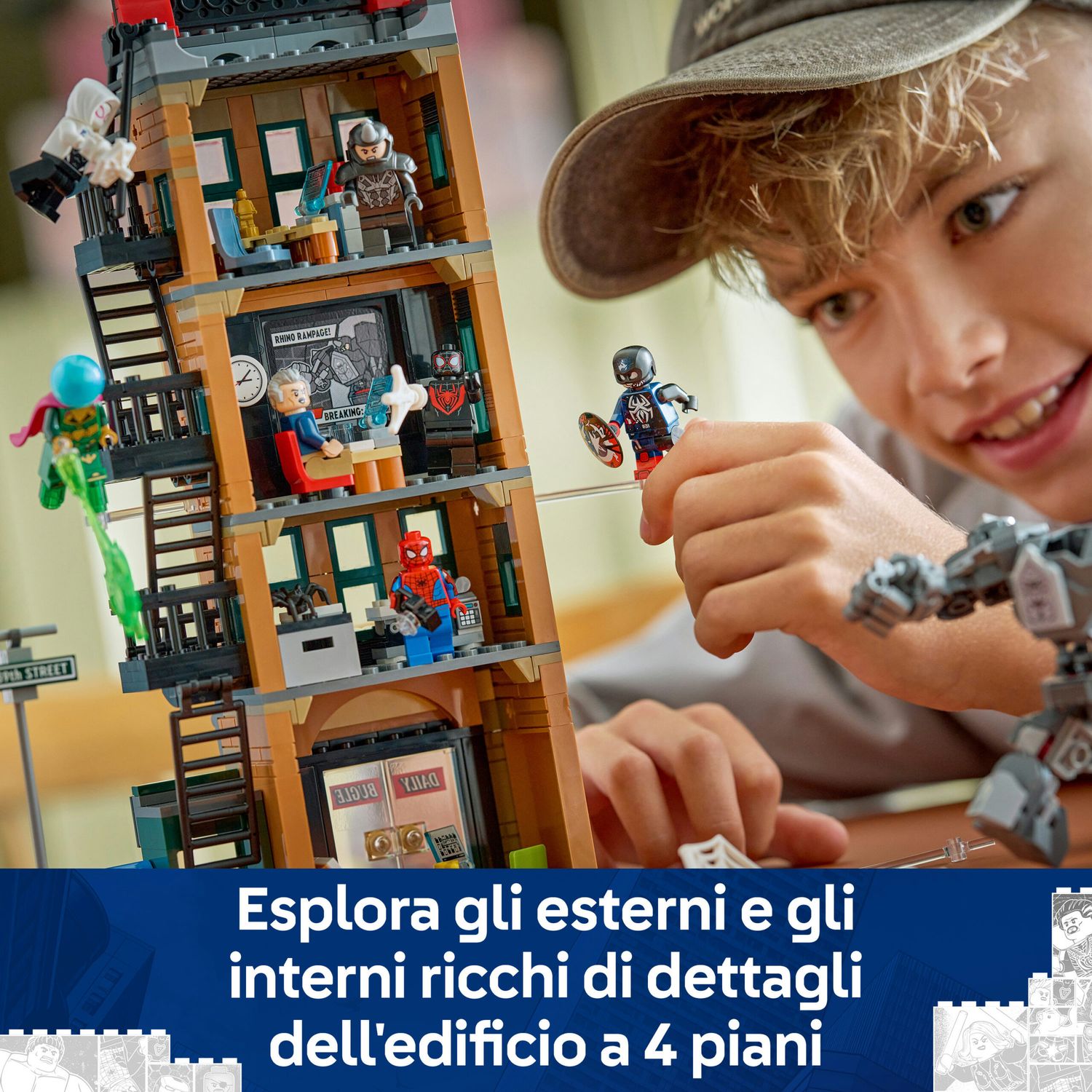 Lego marvel 76342 – spider-man vs mysterio daily bugle - LEGO SUPER HEROES