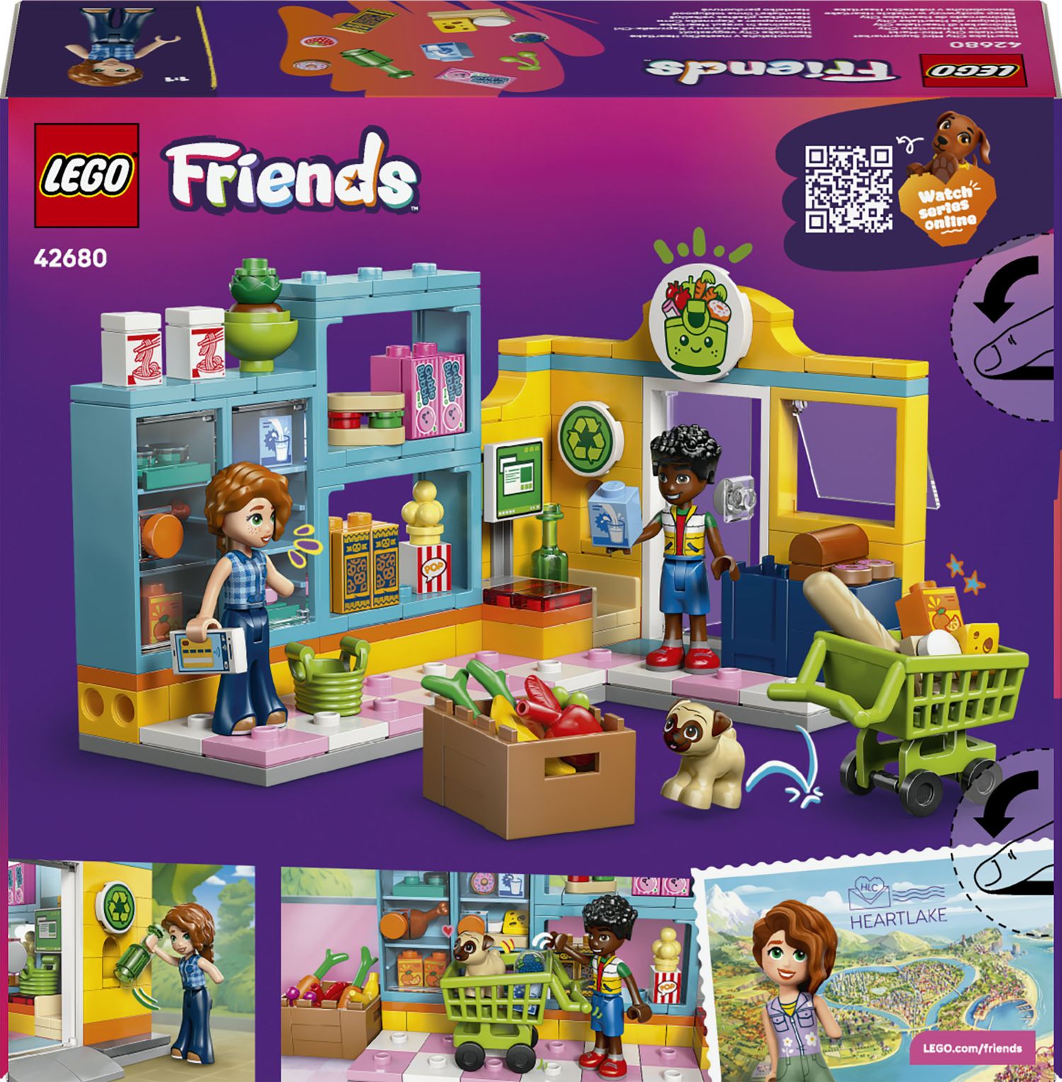 Lego friends 42680 – minimarket heartlake city - LEGO FRIENDS
