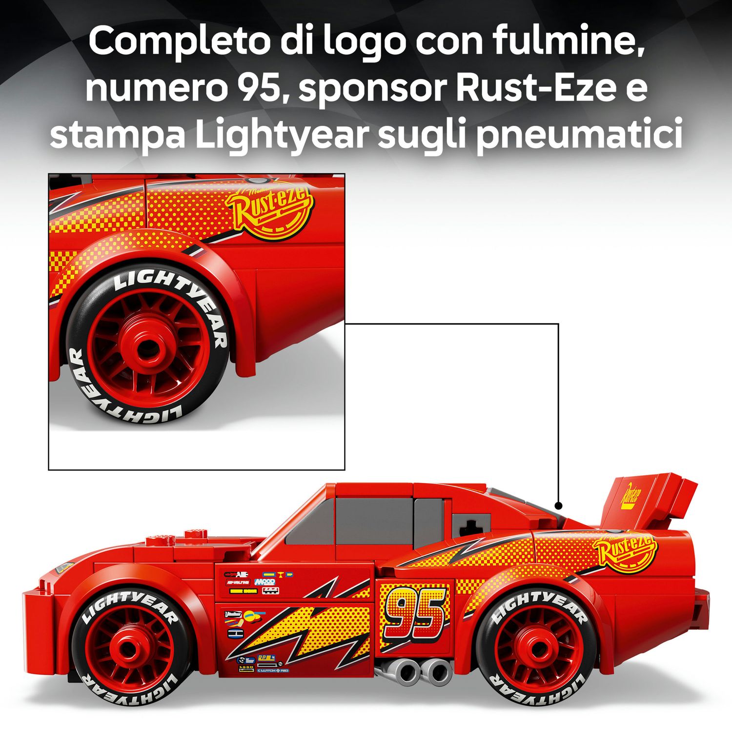 Lego speed champions 77255 – saetta mcqueen pixar cars - LEGO SPEED CHAMPIONS