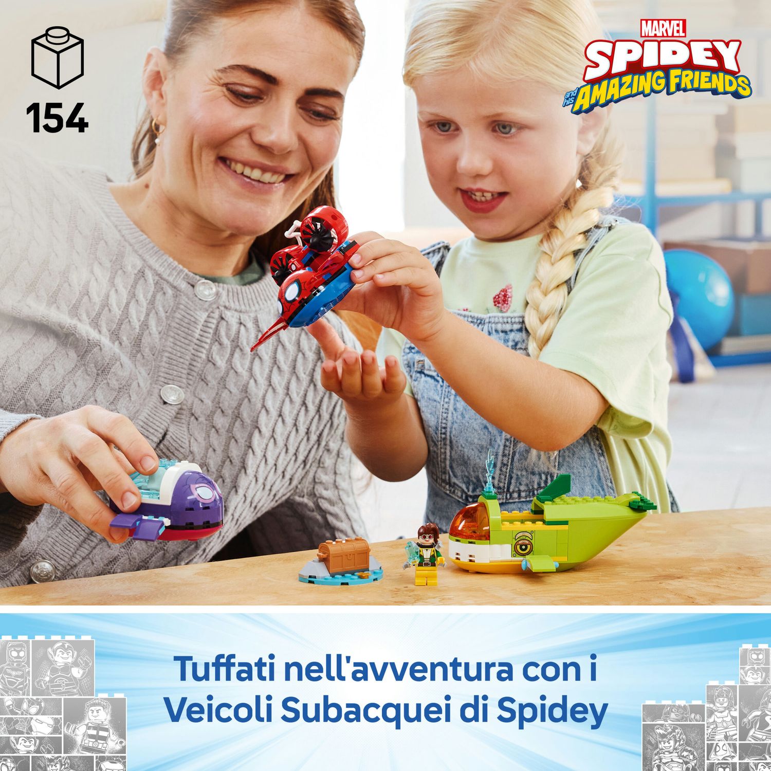 Lego ǀ marvel 11207 spidey: veicoli subacquei - LEGO SUPER HEROES