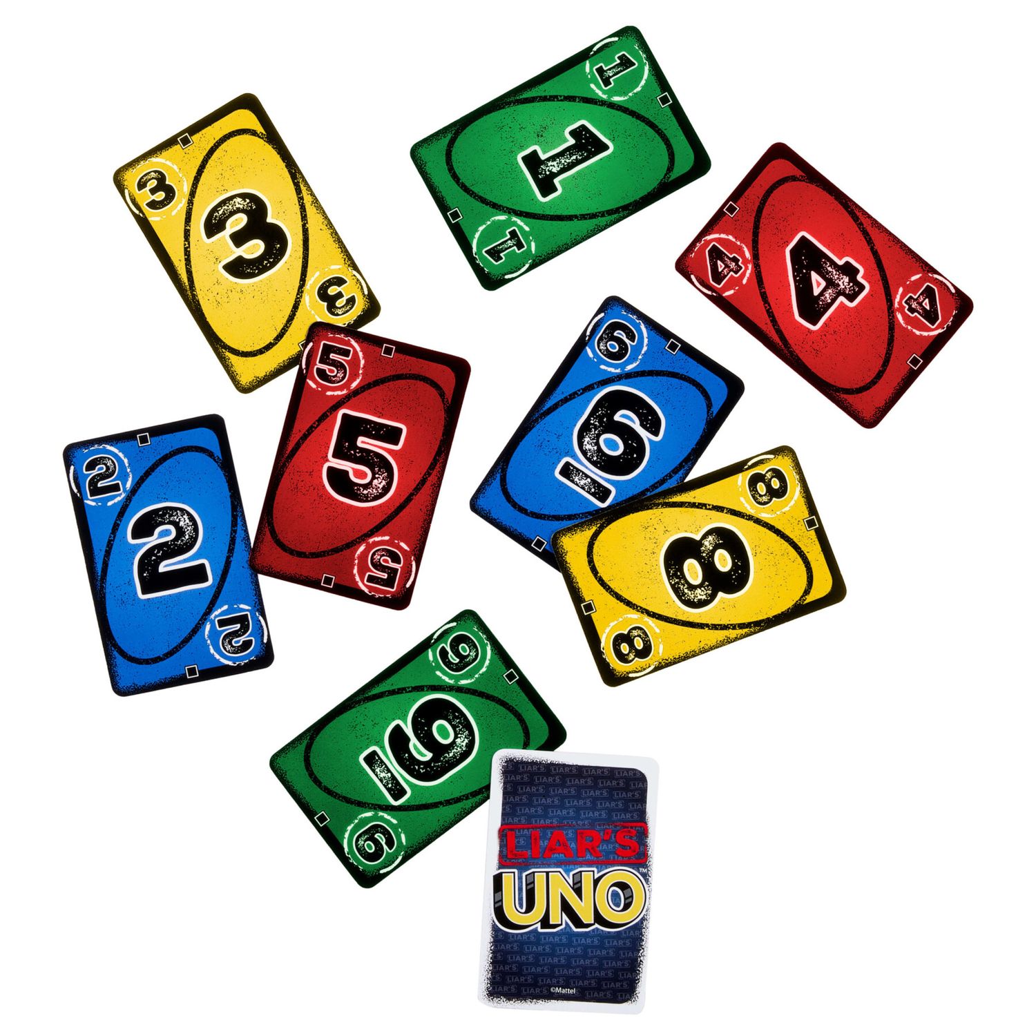 Mattel games – liar’s uno - nuova versione del gioco uno con bluff, trucchi e sfide tra giocatori - UNO