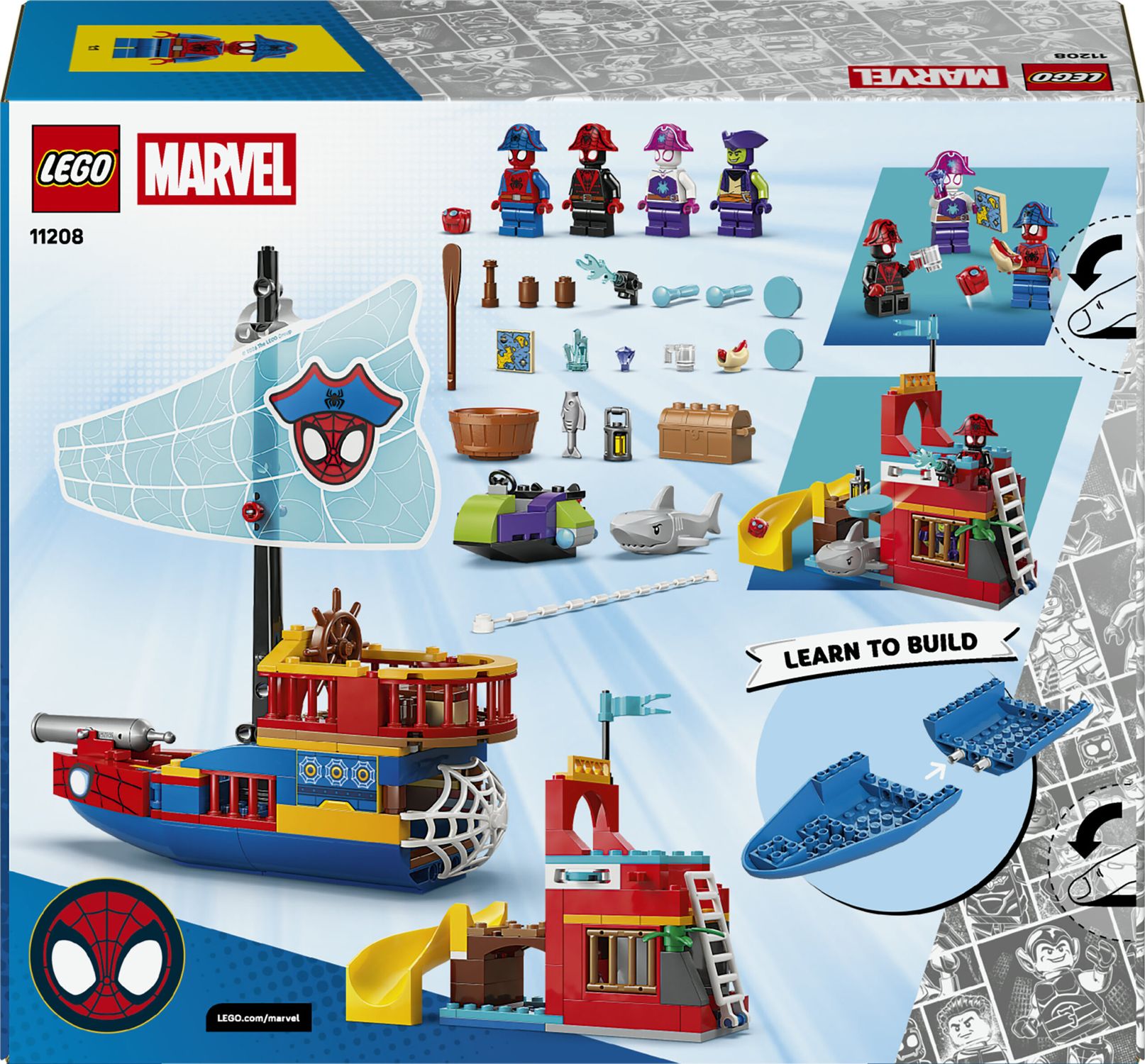 Lego ǀ marvel 11208 nave pirata del team spidey - LEGO SUPER HEROES
