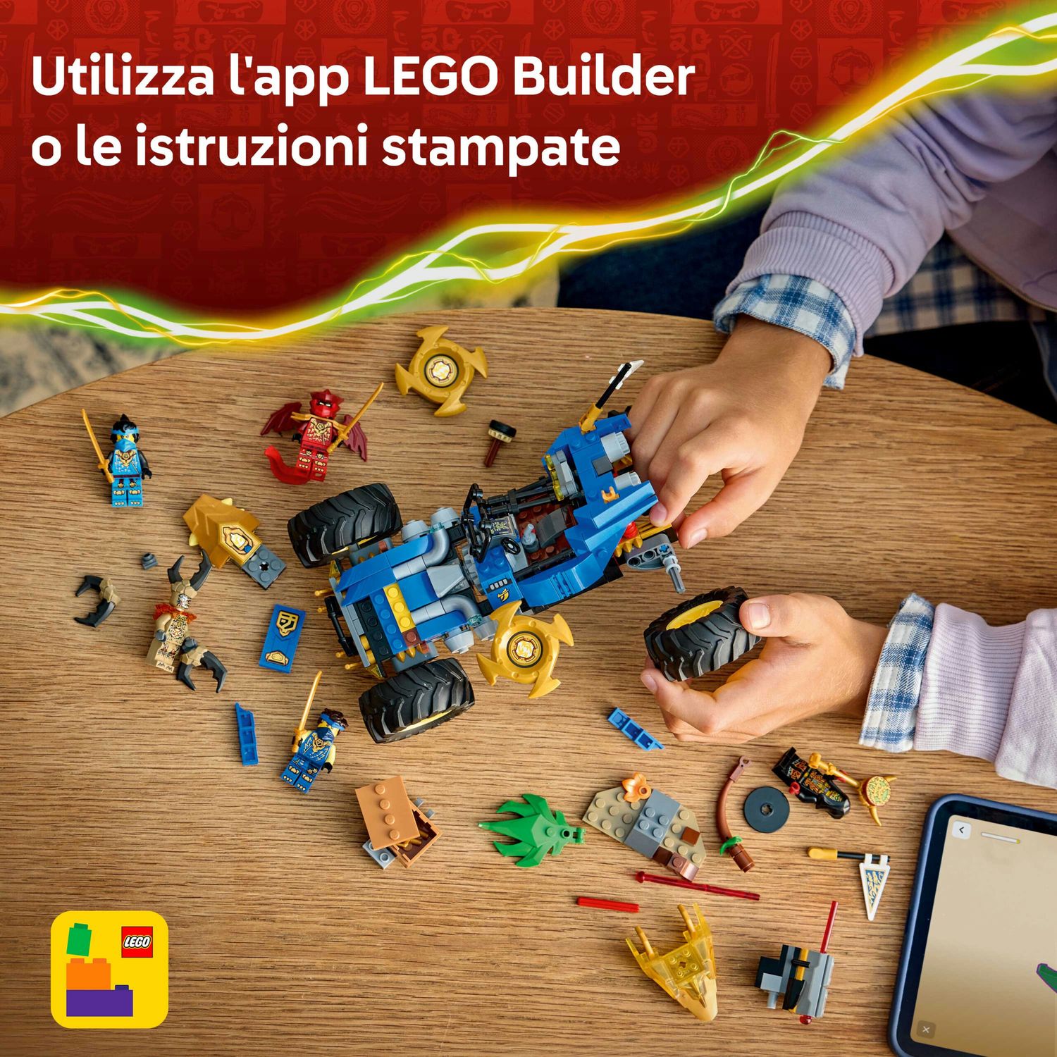 Lego ninjago 71856 – auto mutaforma di jay 2in1 - LEGO NINJAGO