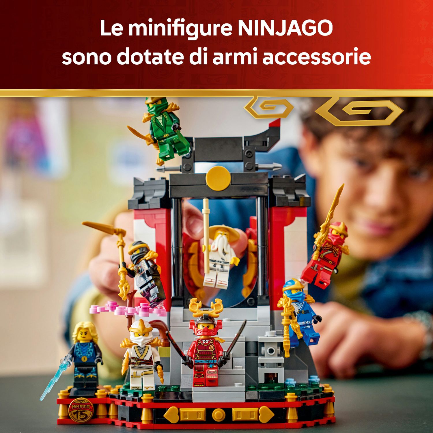 Lego ninjago 71866 – display ninja 15° anniversario - LEGO NINJAGO